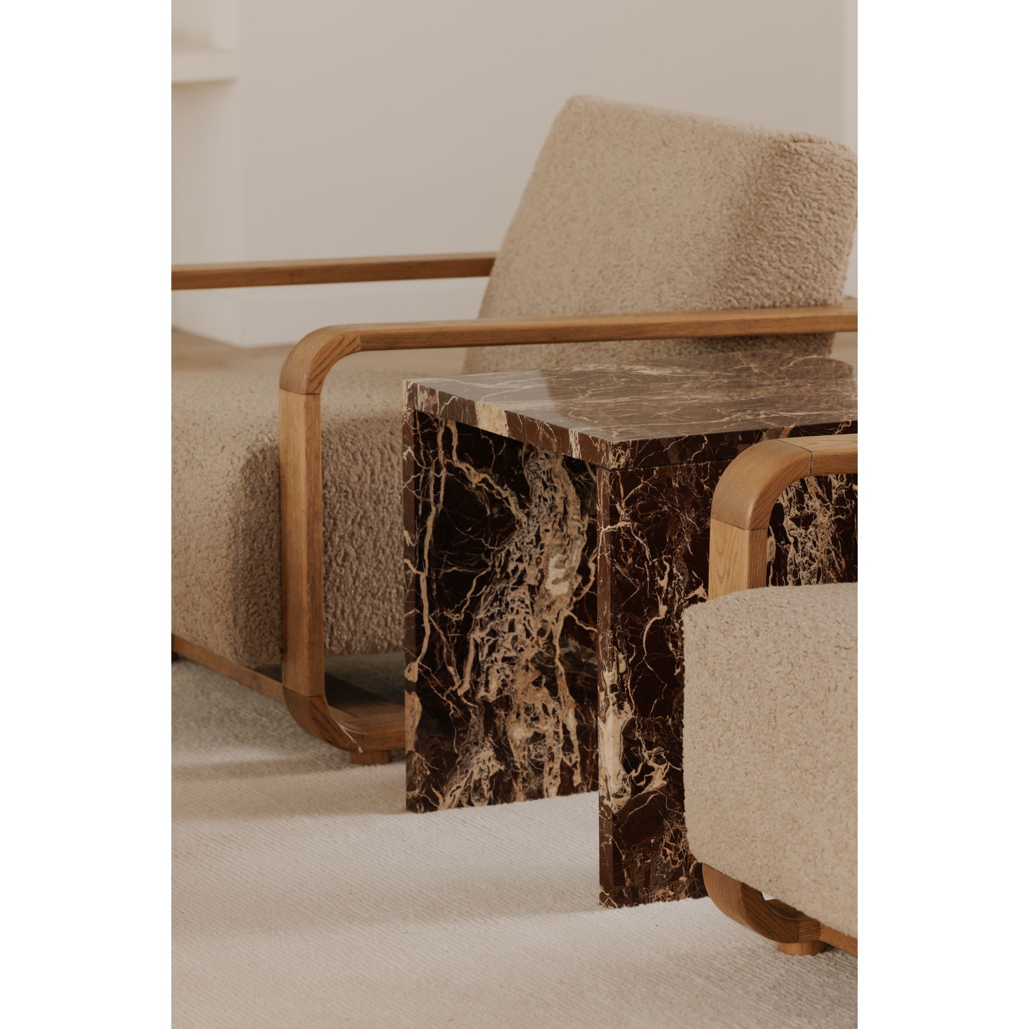 Rosa - Accent Table - Rosso Levanto Marble - Image 3