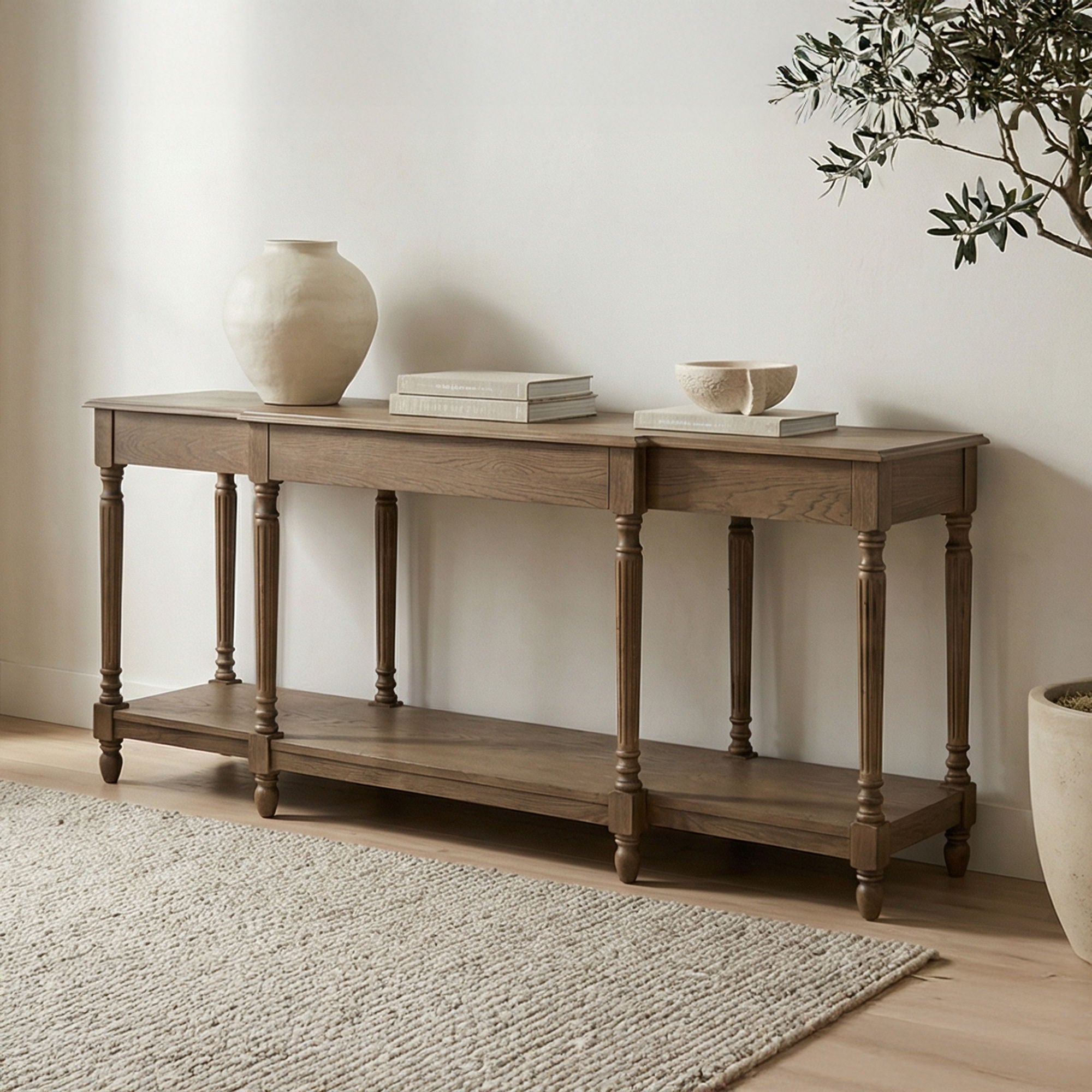Martha - Console Table - Dark Brown - Image 3