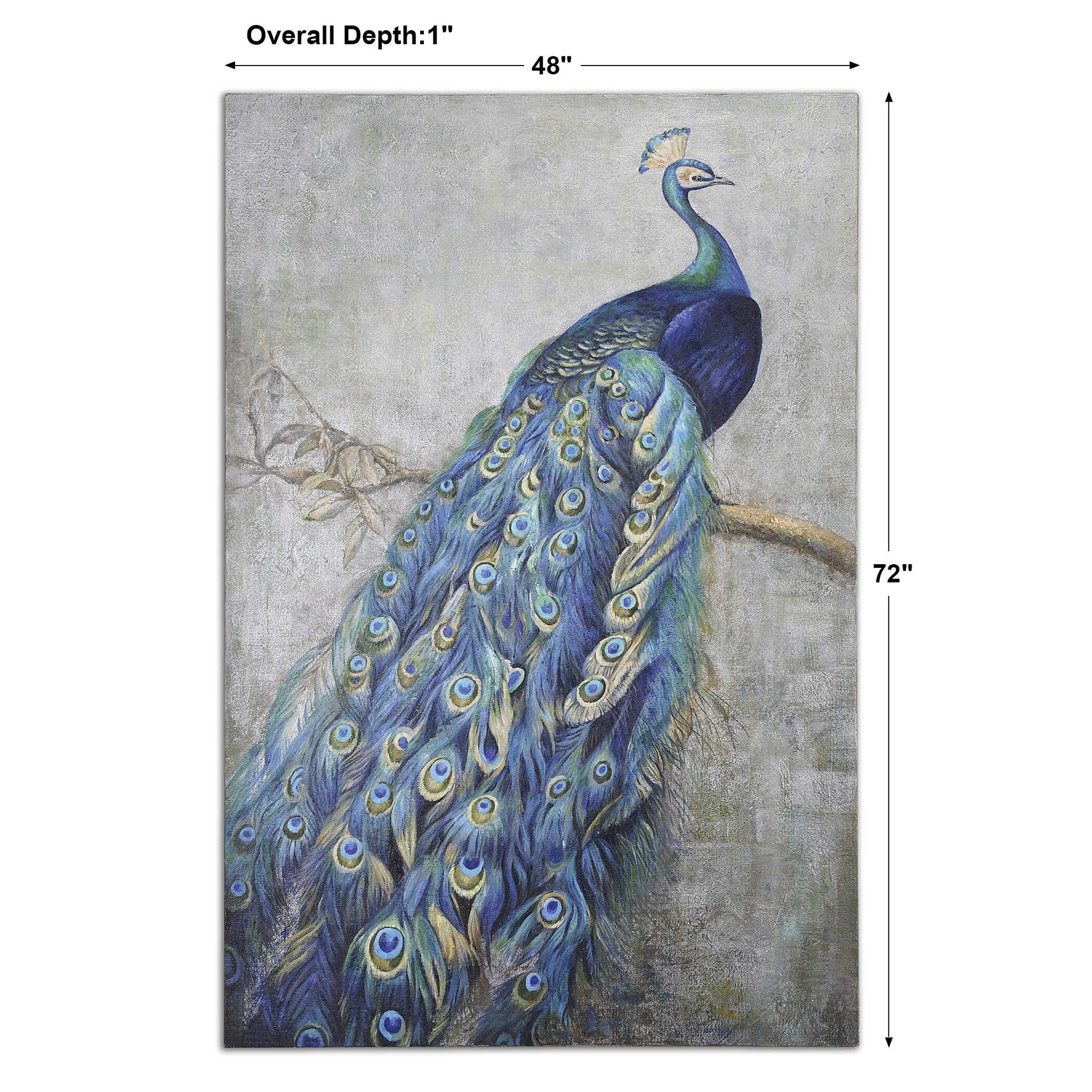 Proud Papa - Hand Painted Art - Blue - Image 3