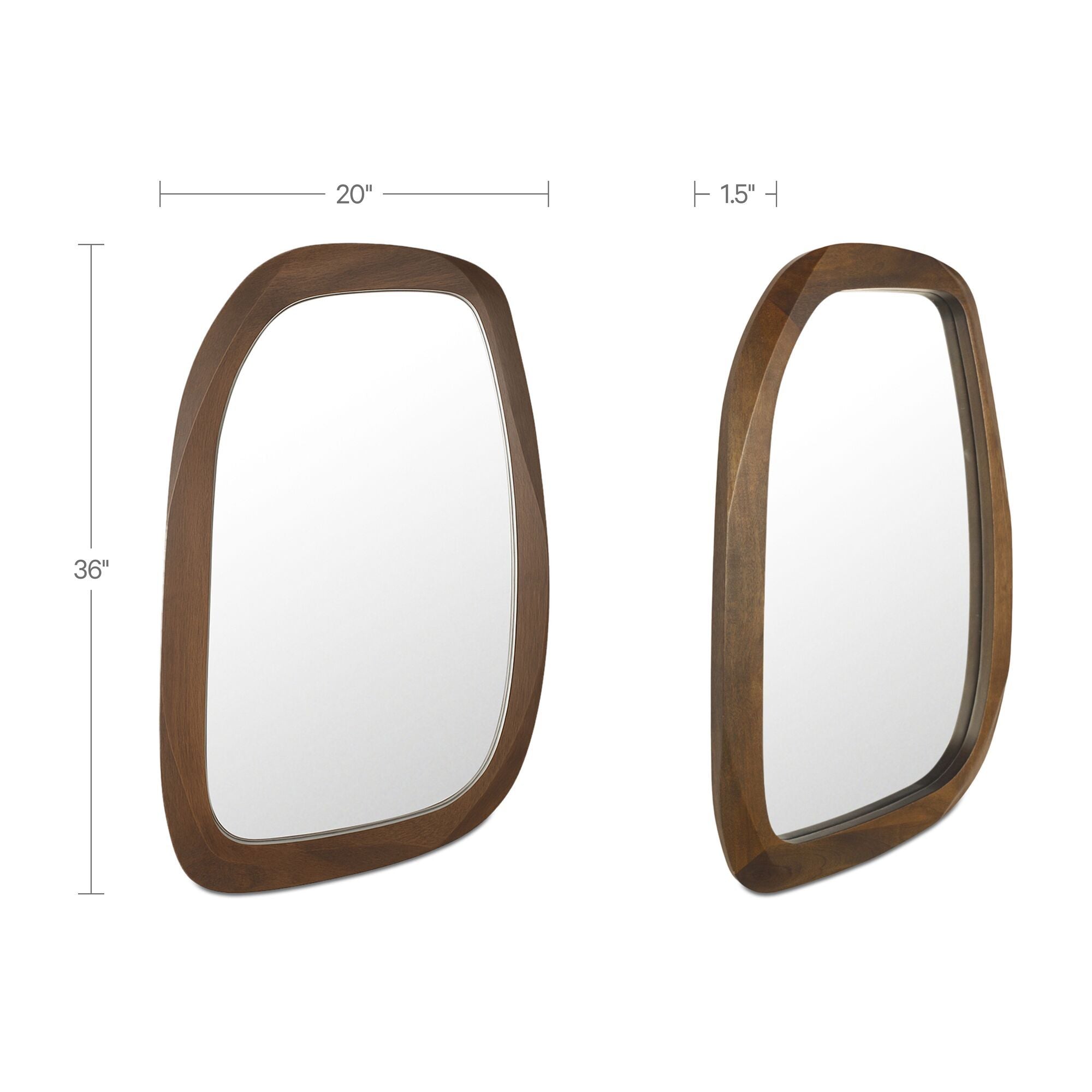 Levi - Mirror - Brown - Image 2