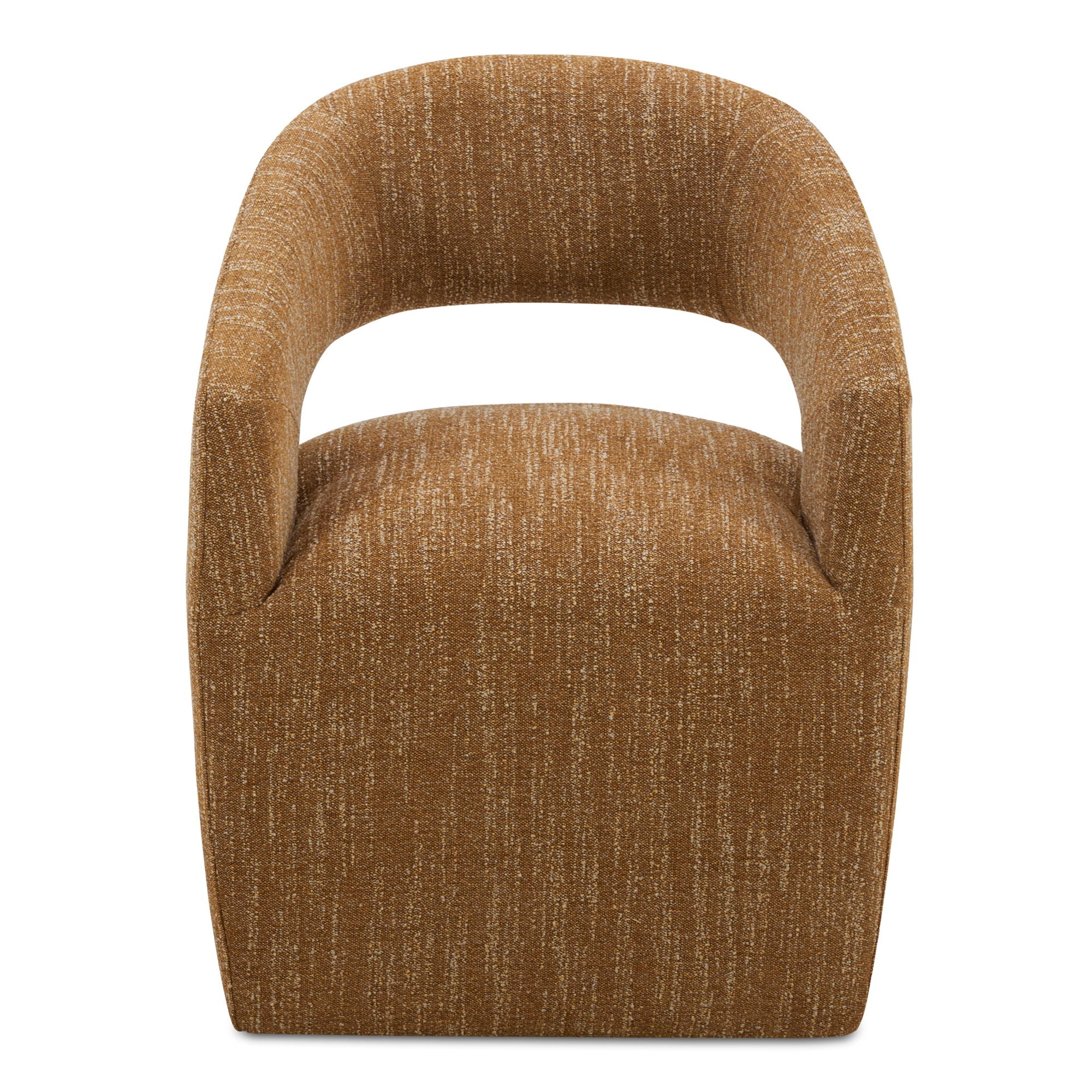 Barrow – Rolling Dining Chair – Amber Glow / Yellow