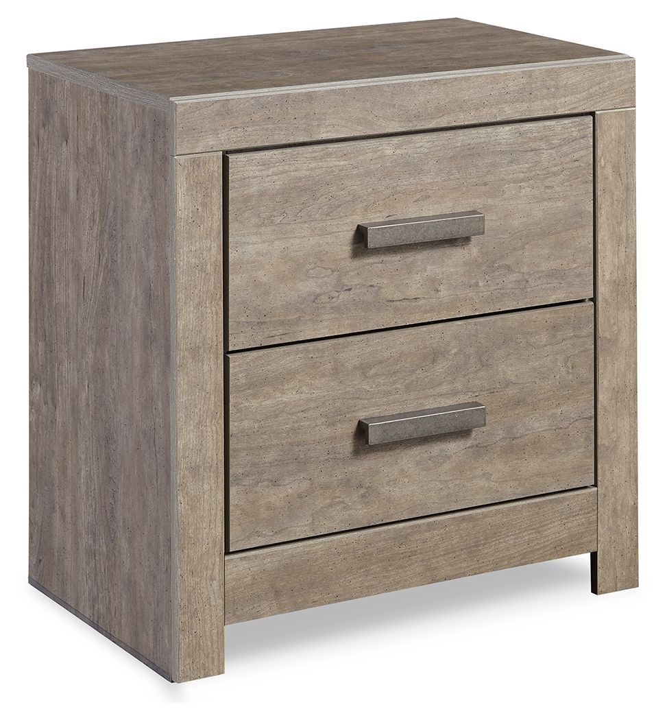 Culverbach - Two Drawer Night Stand - Gray - Image 1