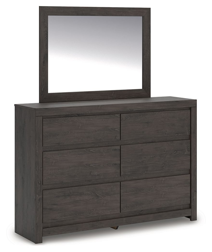 Fraluna - Dresser And Mirror - Charcoal - Image 1