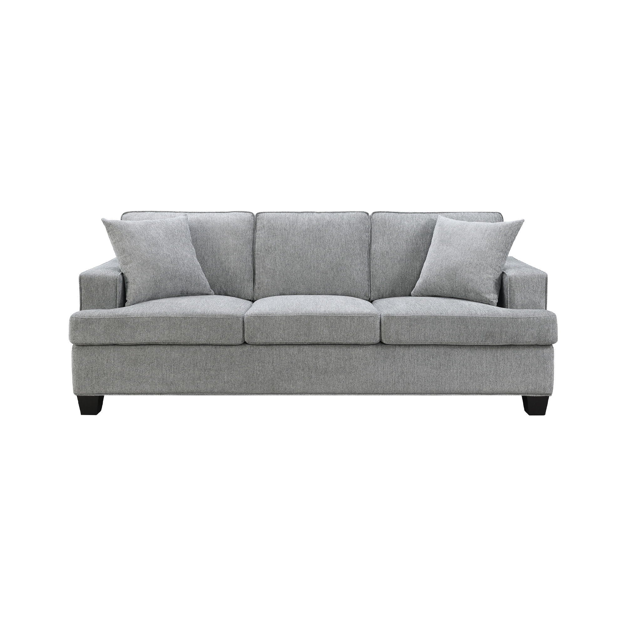 Baldwin – Sofa With 2 Pillows – Dalton Graphite