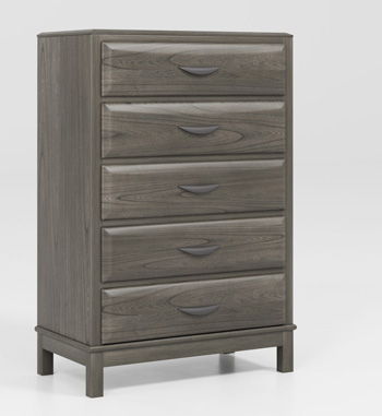 Mazing - Five Drawer Chest - Gray - Image 1