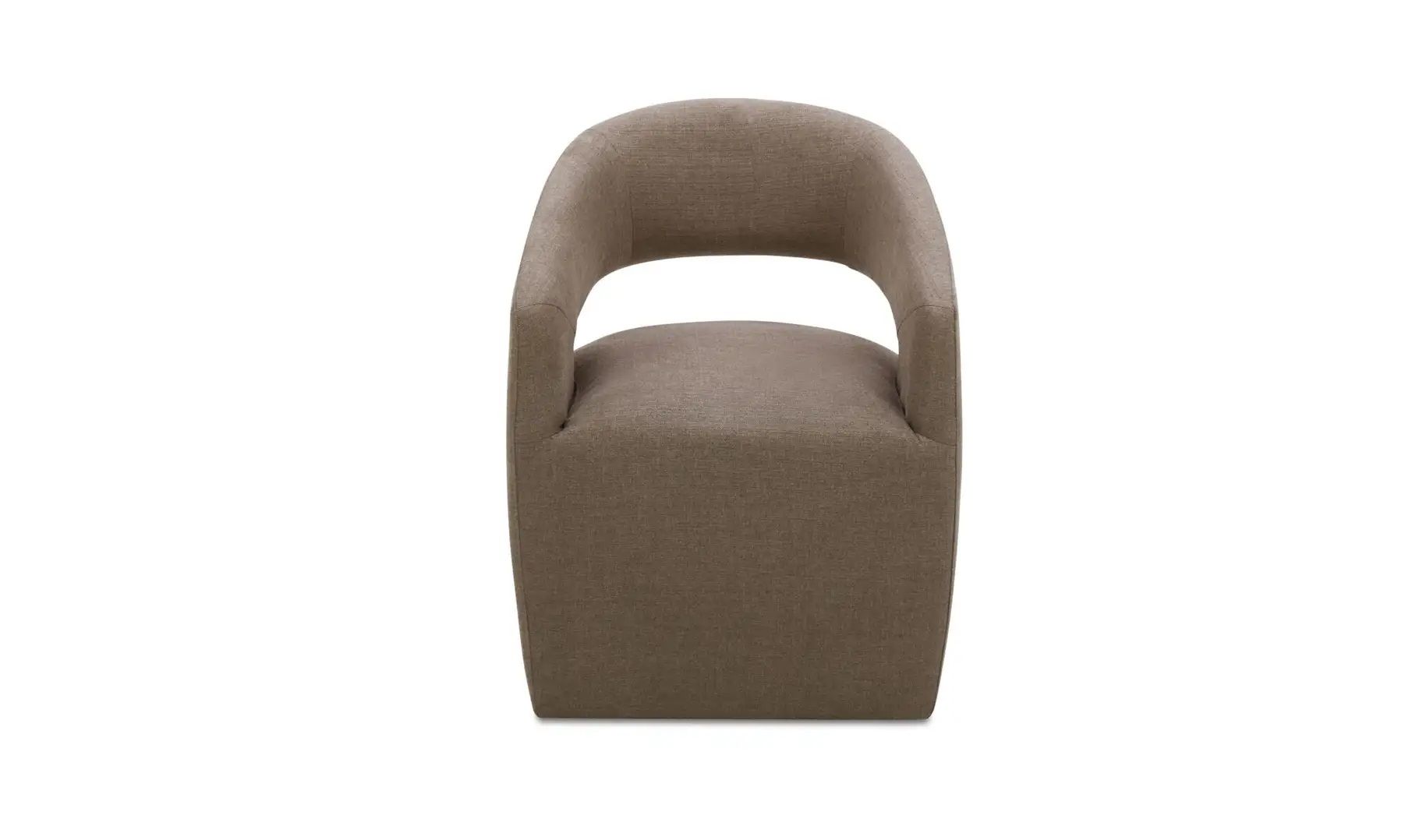 Barrow – Rolling Dining Chair – Soft Taupe / Tan