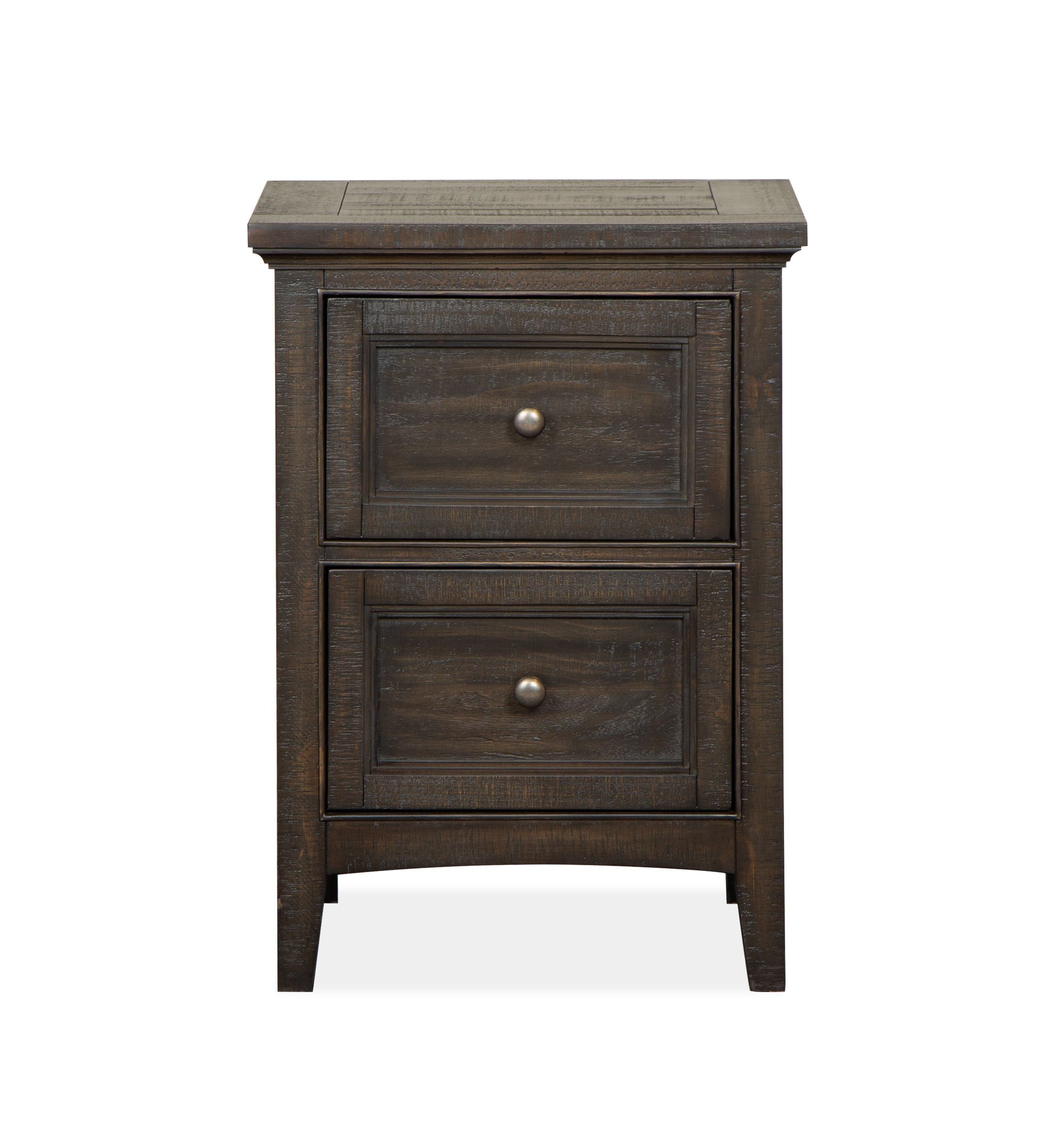 Westley Falls - Small Drawer Nightstand - Graphite - Image 1