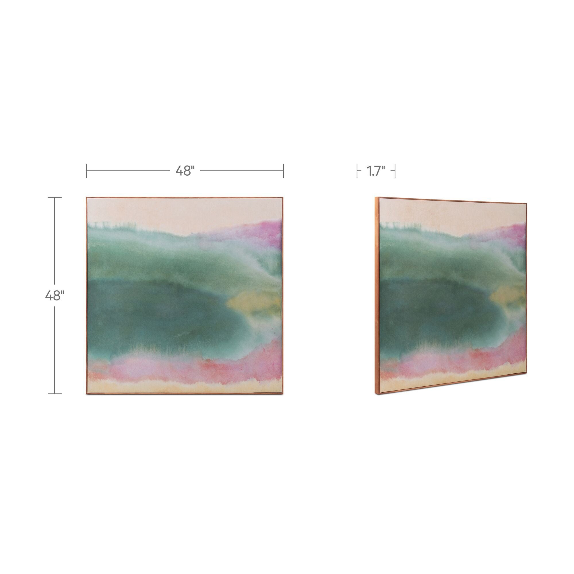 Lotus - Framed Painting - Multicolor - Image 2