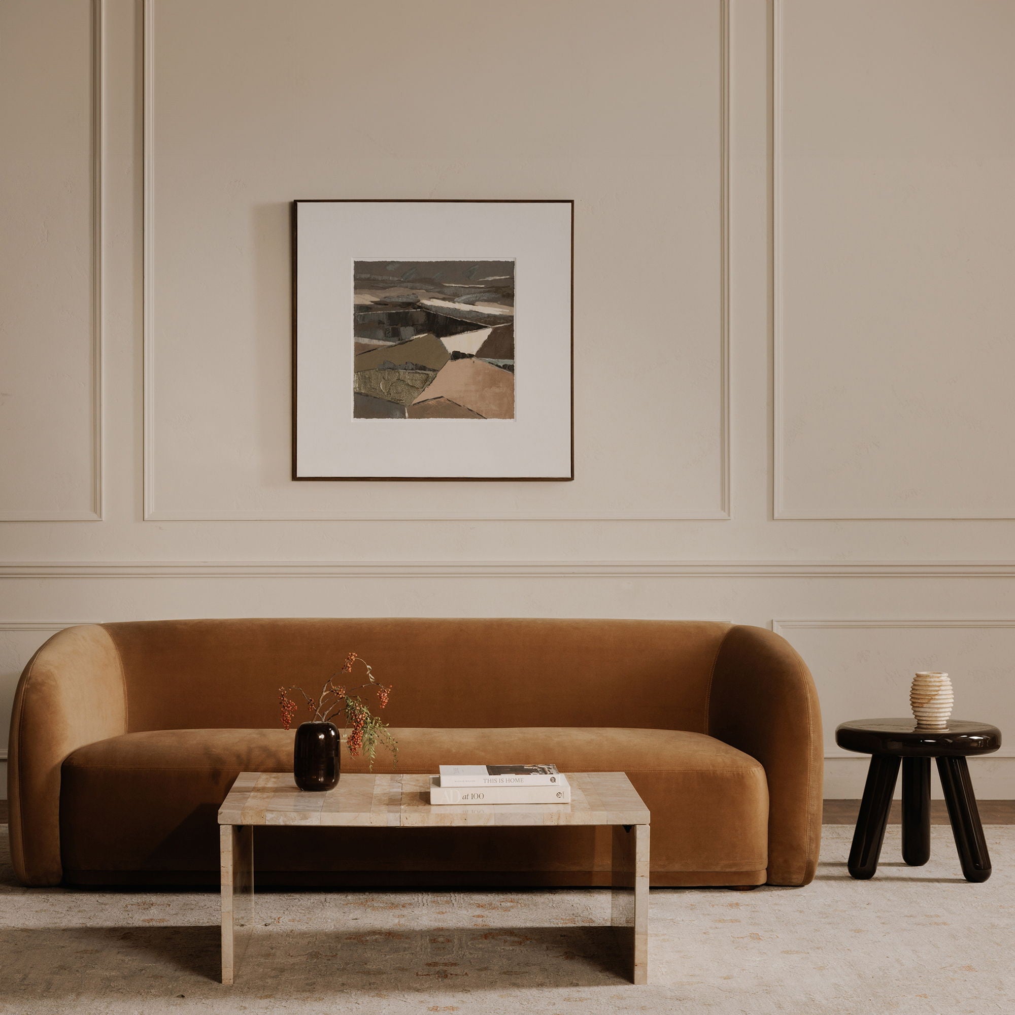 Vale - Framed Painting - Light Brown - Image 3