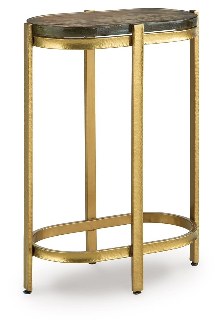 Porterville - Accent Table - Gold Finish - Image 1
