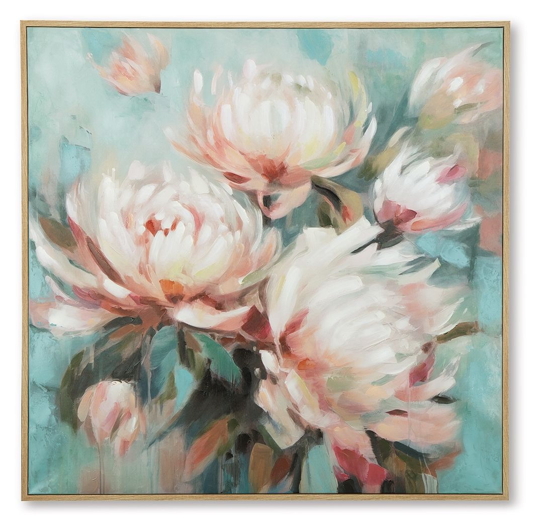 Parryville - Wall Art - Aqua / Pink - Image 1
