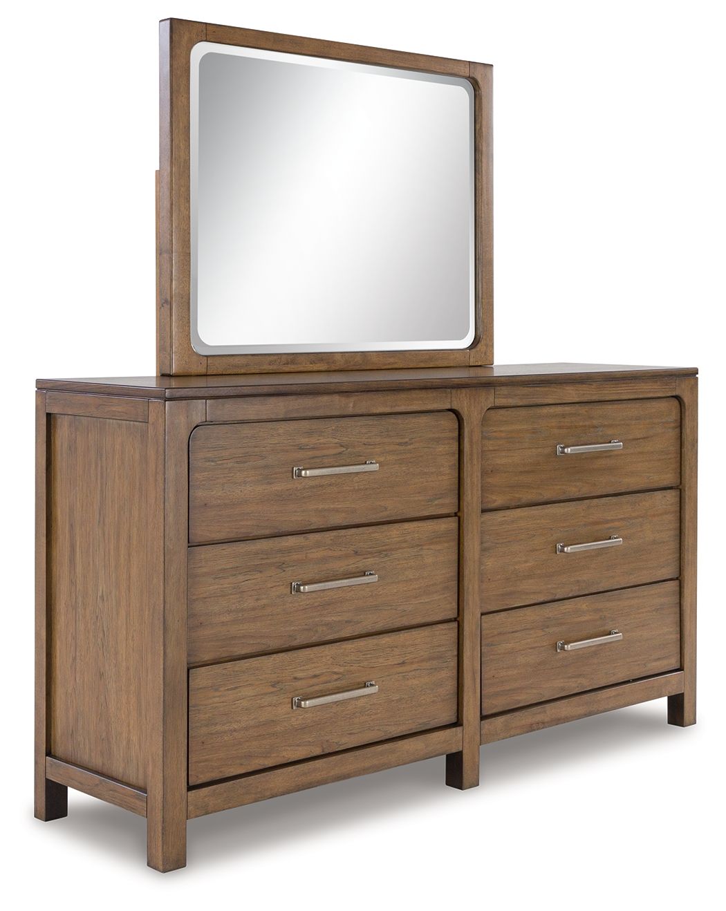 Cabalynn – Dresser And Mirror – Light Brown