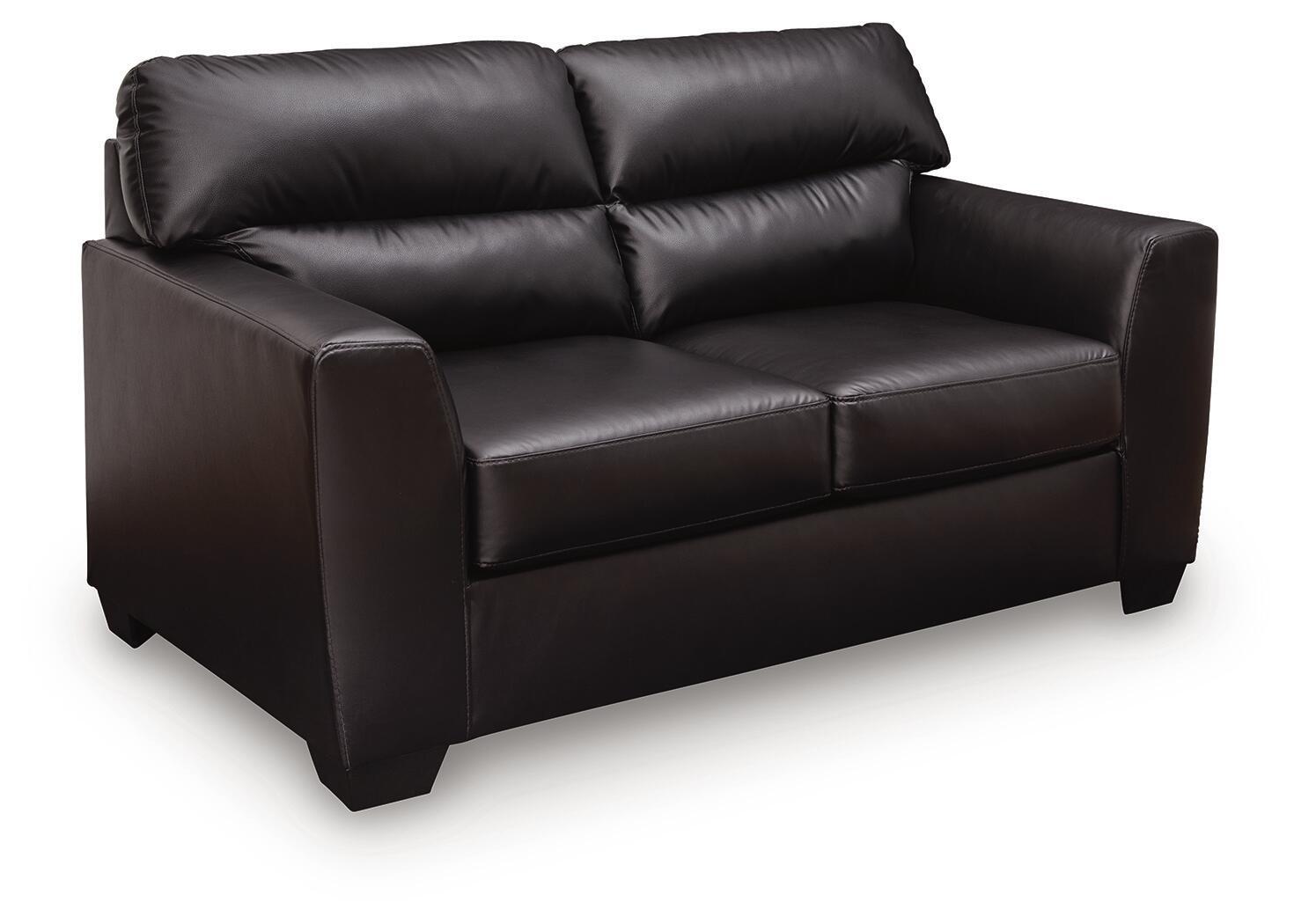 Glennbre - Loveseat - Midnight - Image 1