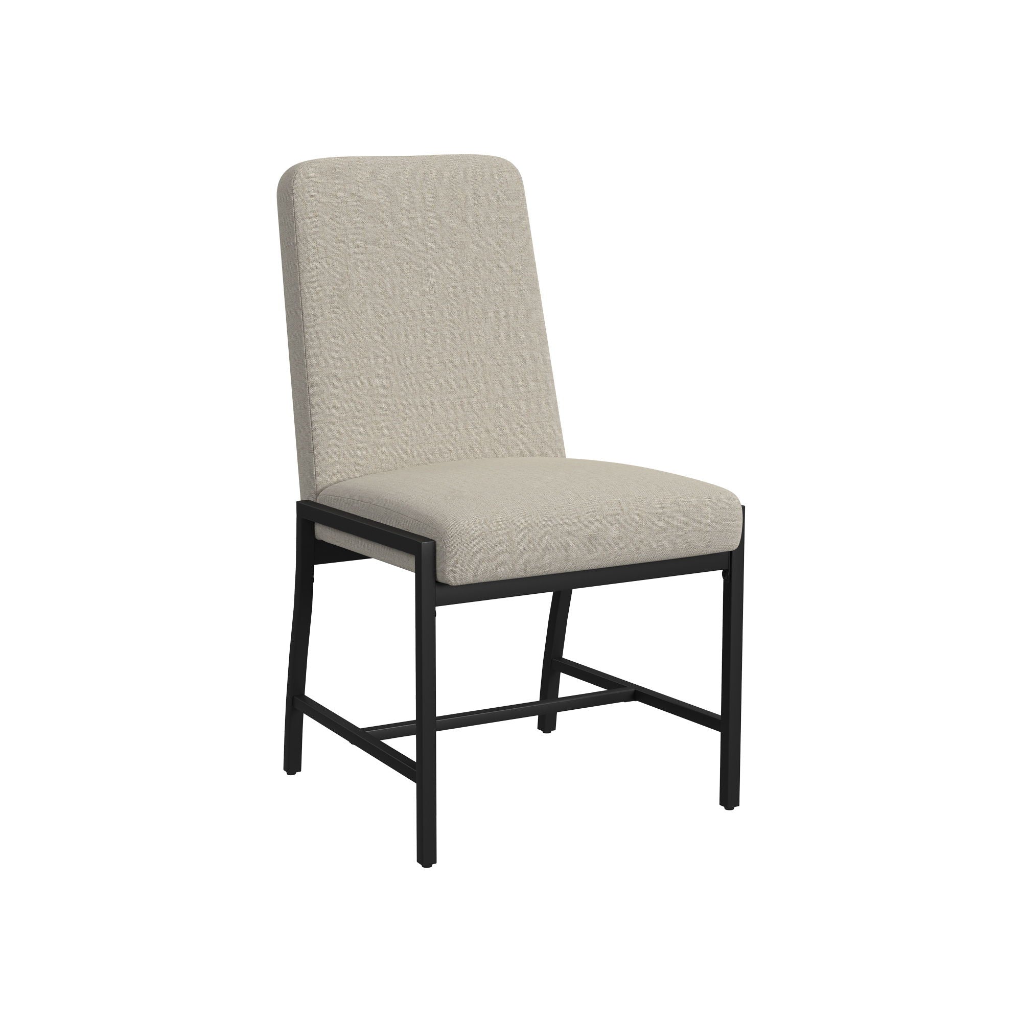 Newport – Upholstered Chair – Natural Oak / Gray