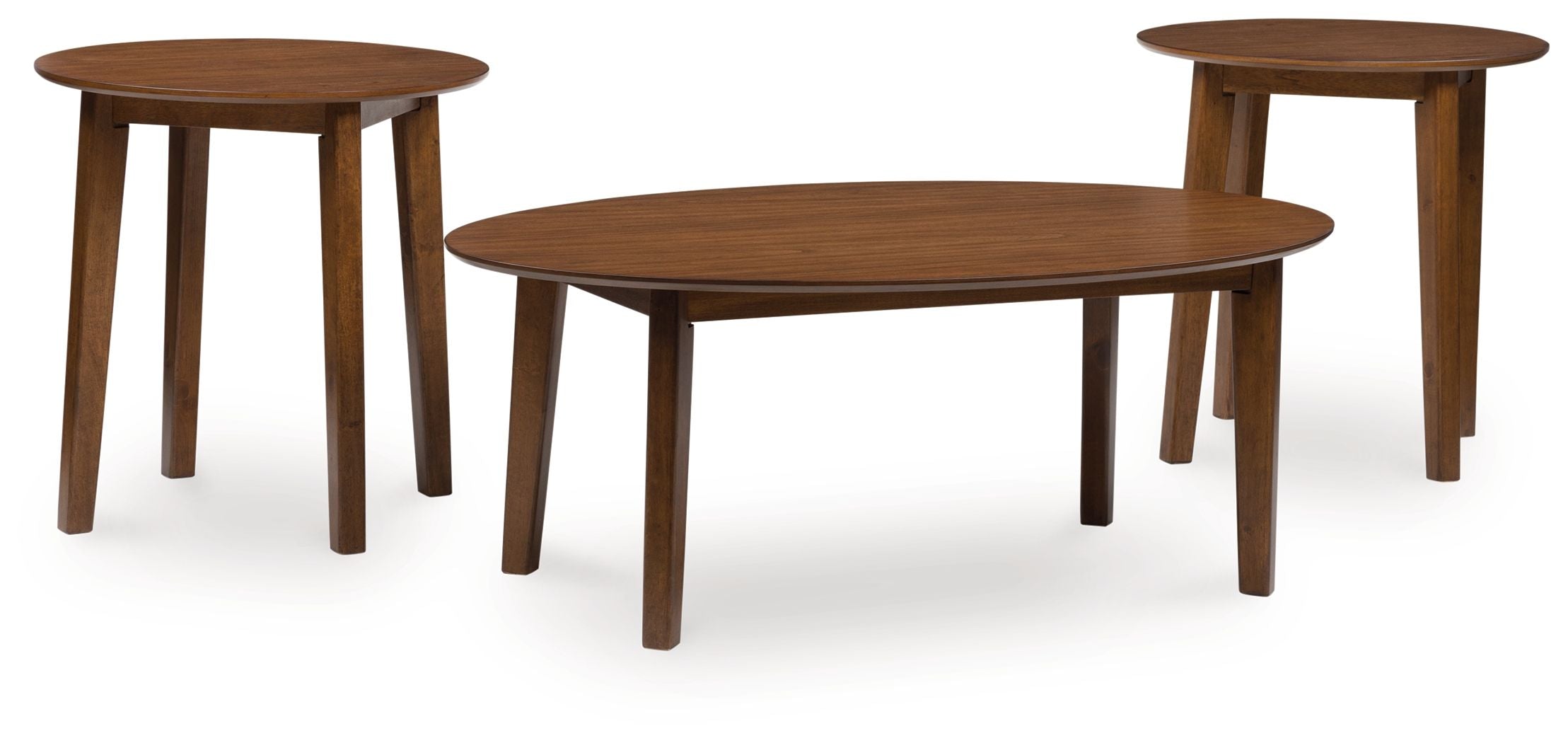 Gordonay – Occasional Table Set (Set of 3) – Brown