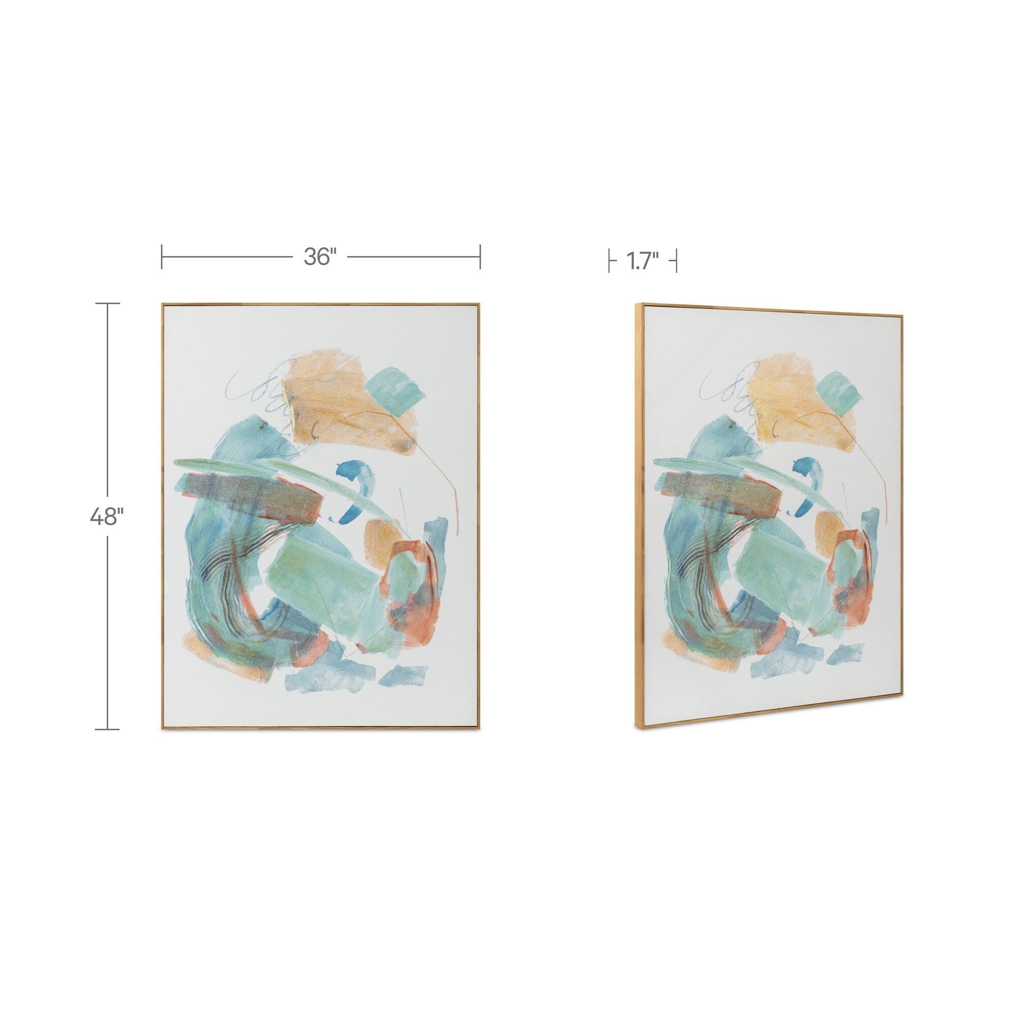 Prose - Framed Painting - Multicolor - Image 2