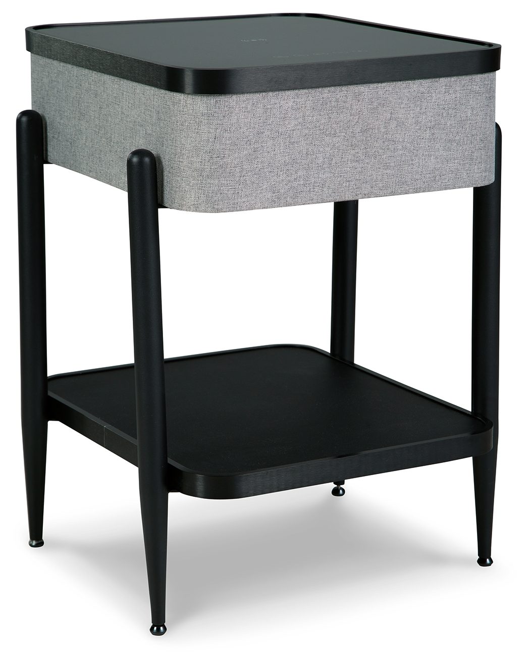 Jorvalee - Accent Table with Speaker - Gray / Black - Image 1