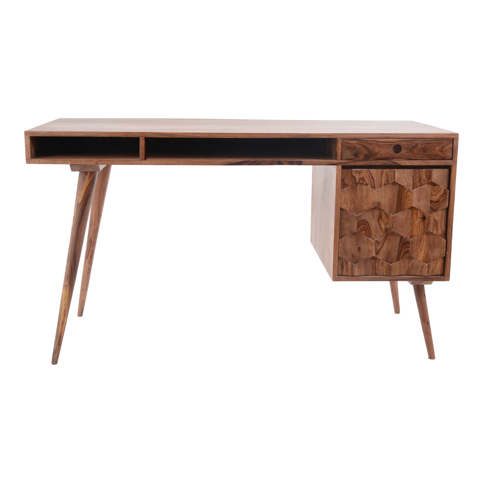O2 – Desk – Caramel Brown