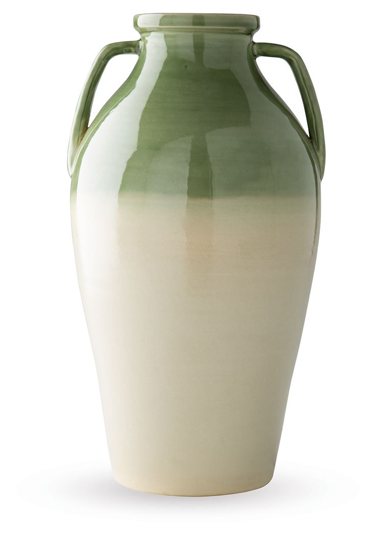 Andorbury – Vase – Green / Beige