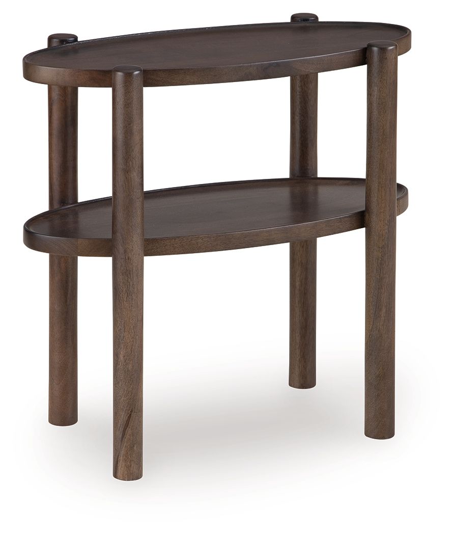 Wiattbury – Accent Table – Gray Brown