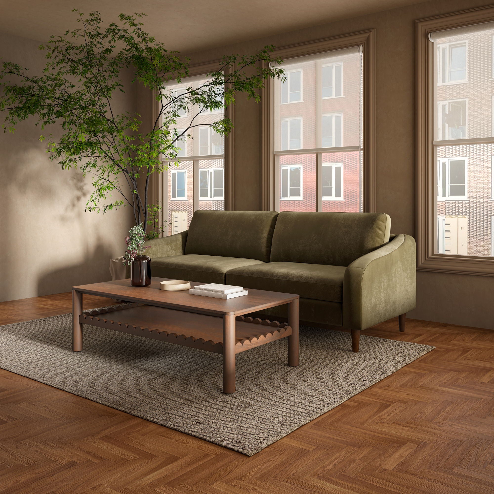 Quinn - Sofa Cedar - Green - Image 3