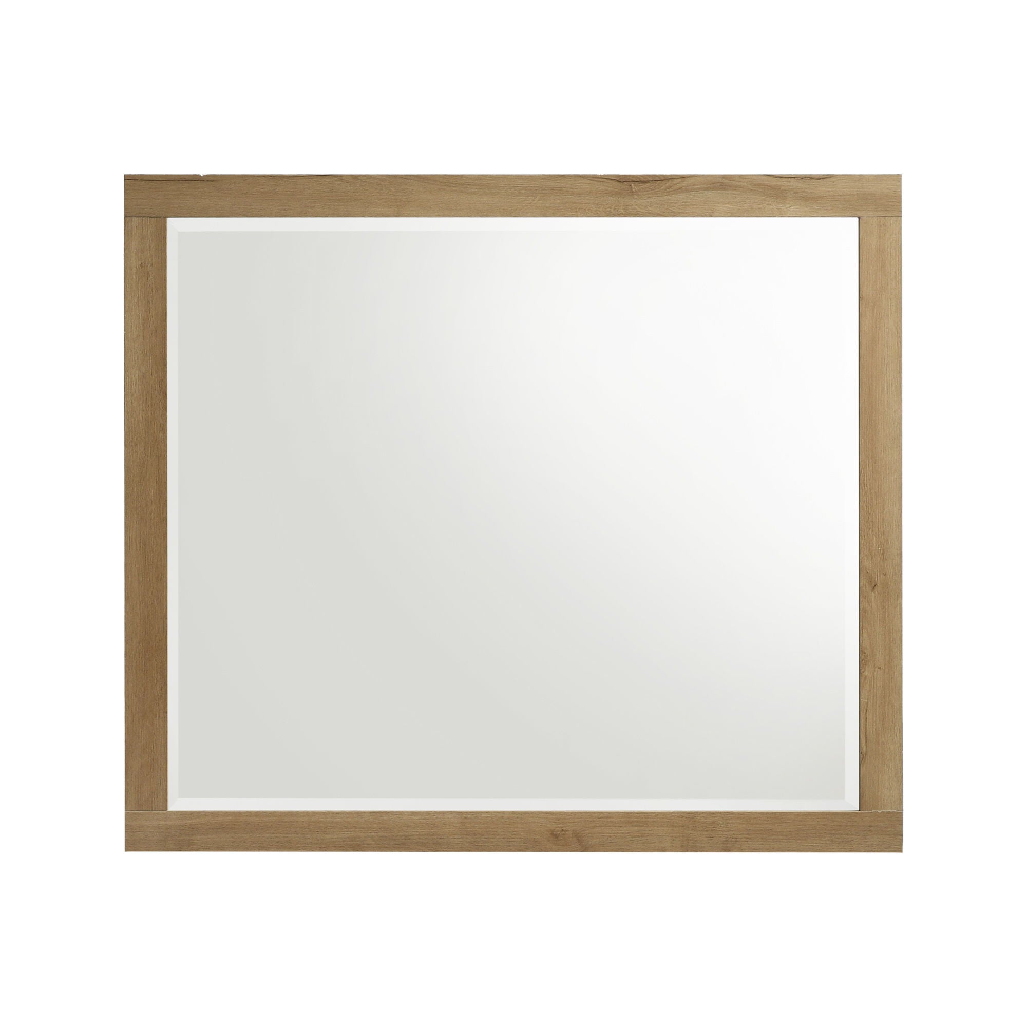 Vega - Mirror - Natural Oak Melamine - Image 2