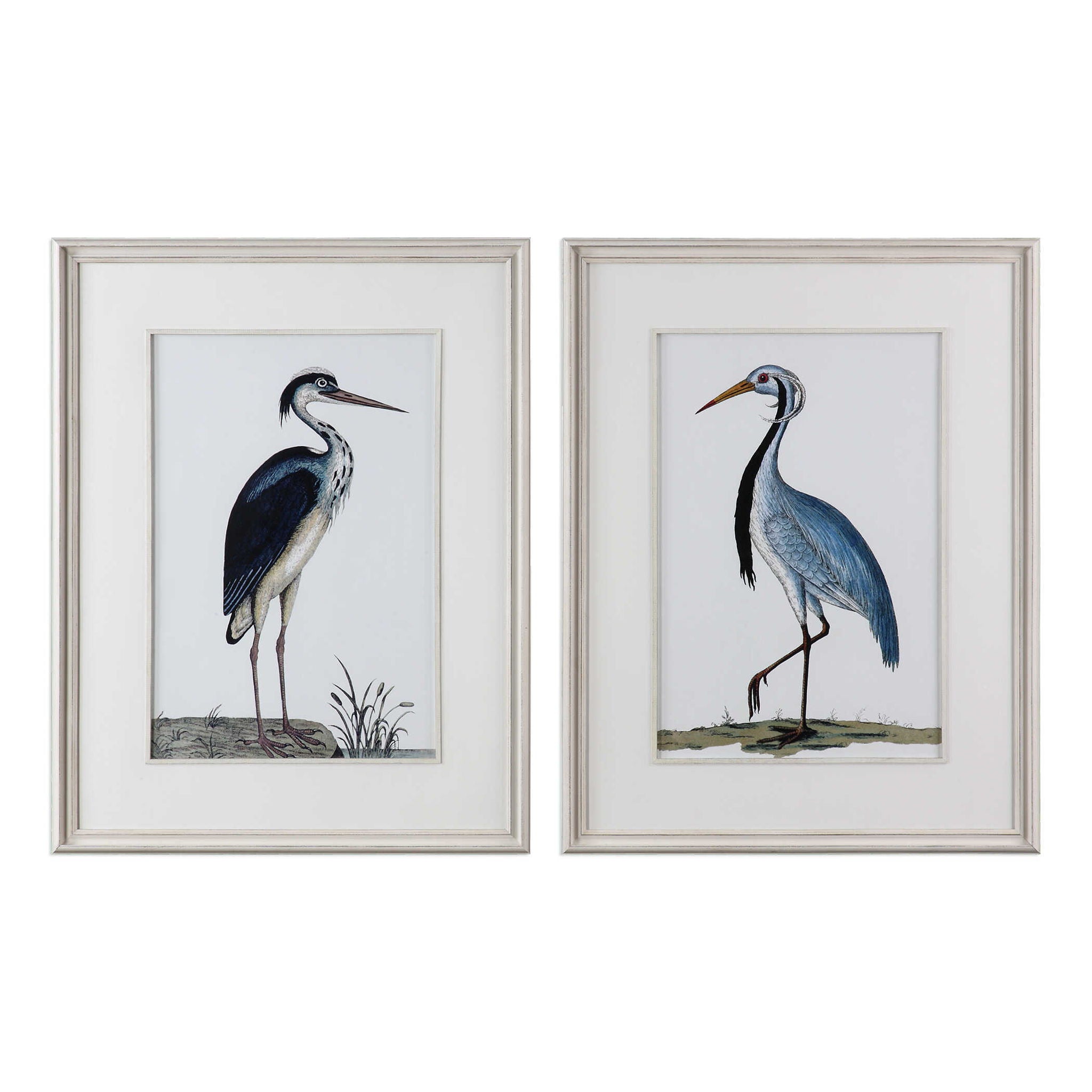 Shore Birds - Framed Prints (Set of 2) - Black - Image 1
