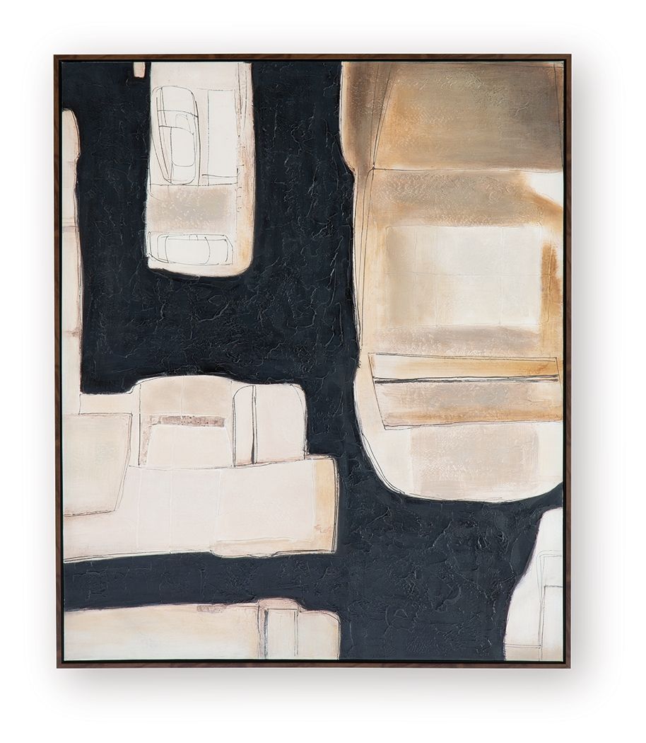 Feyville – Wall Art – Black / Brown / Cream