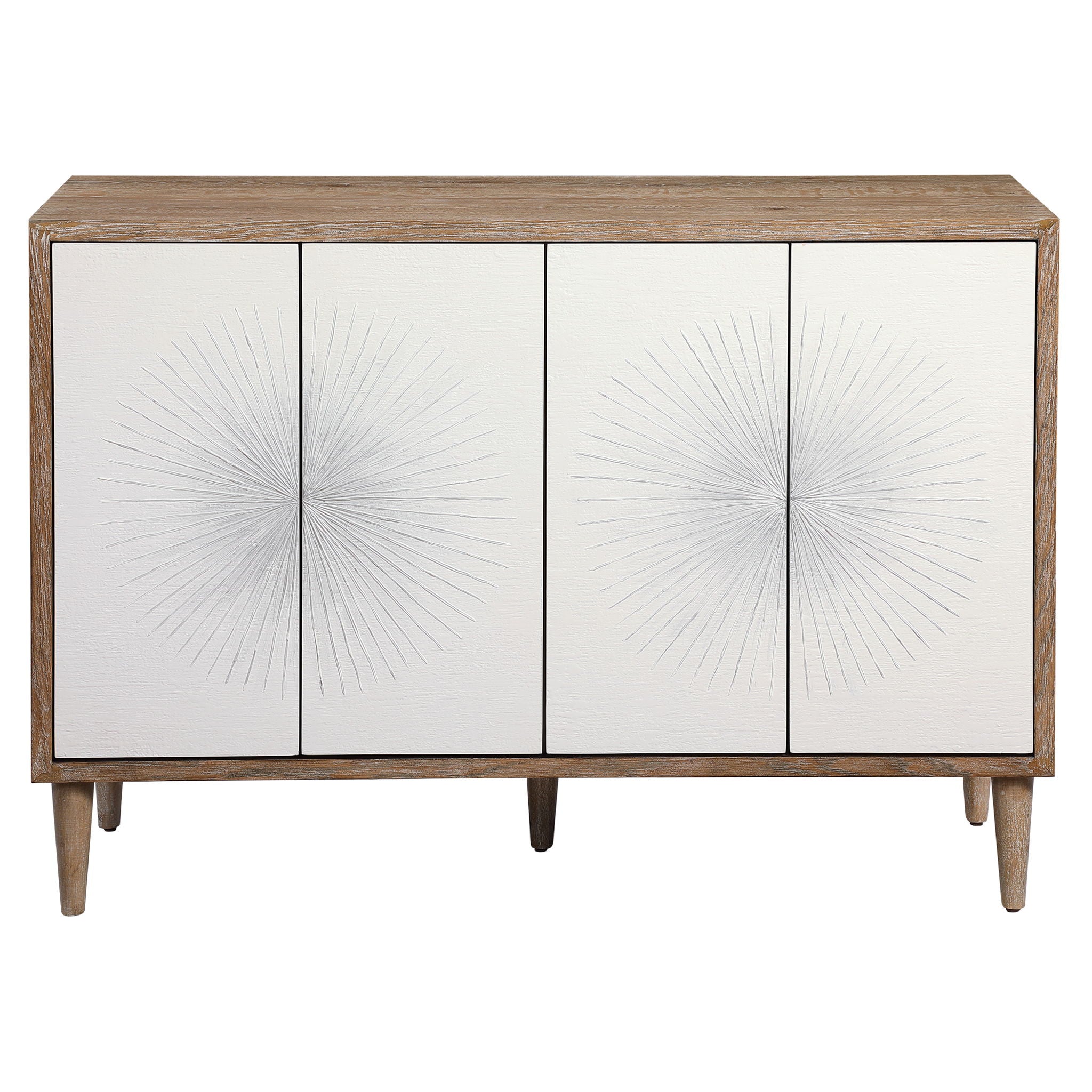 Dani - 4 Door Cabinet - White - Image 1