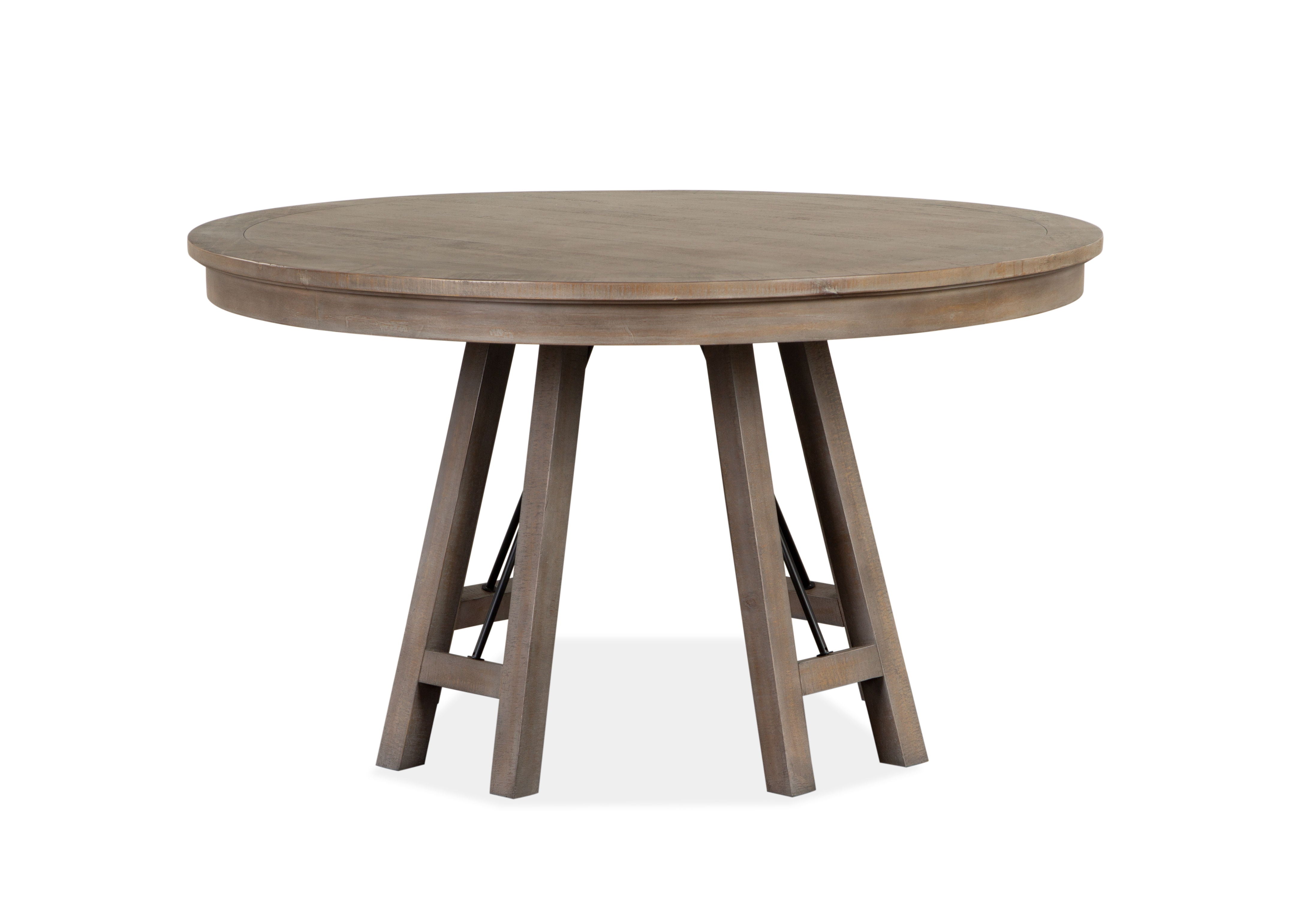Paxton Place - Round Dining Table - Dovetail Gray - Image 1
