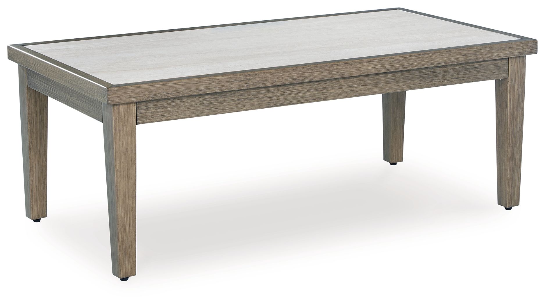 Rainier Ranch - Rectangular Cocktail Table - Brown / Beige - Image 1