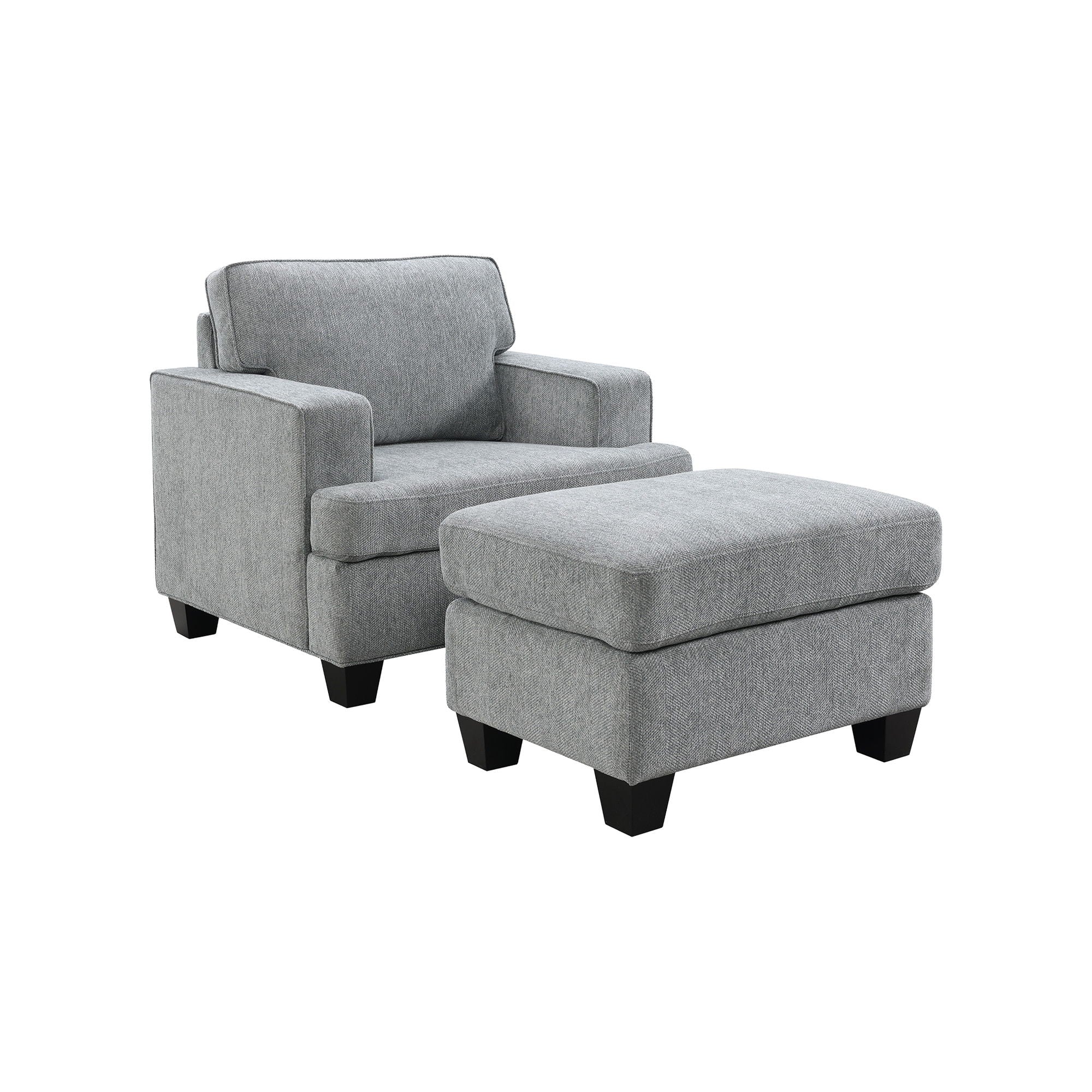 Baldwin - Chair - Dalton Graphite - Image 3