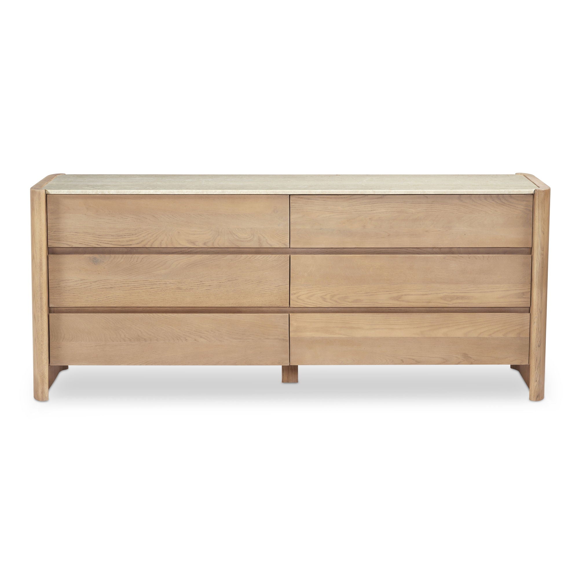 Lane - 6 Drawer Dresser - Natural - Image 1