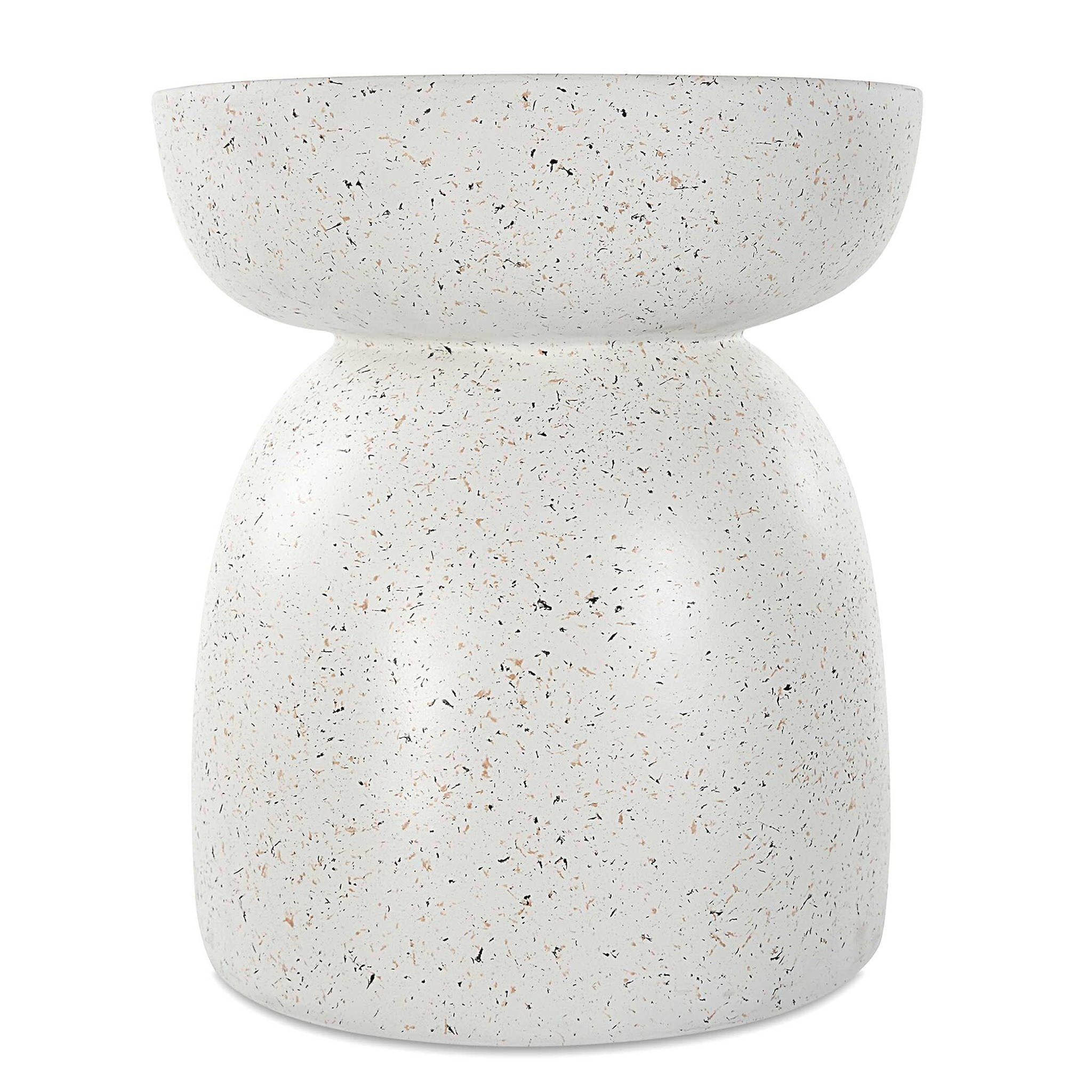 Inhale - Cast Accent Table - White - Image 1