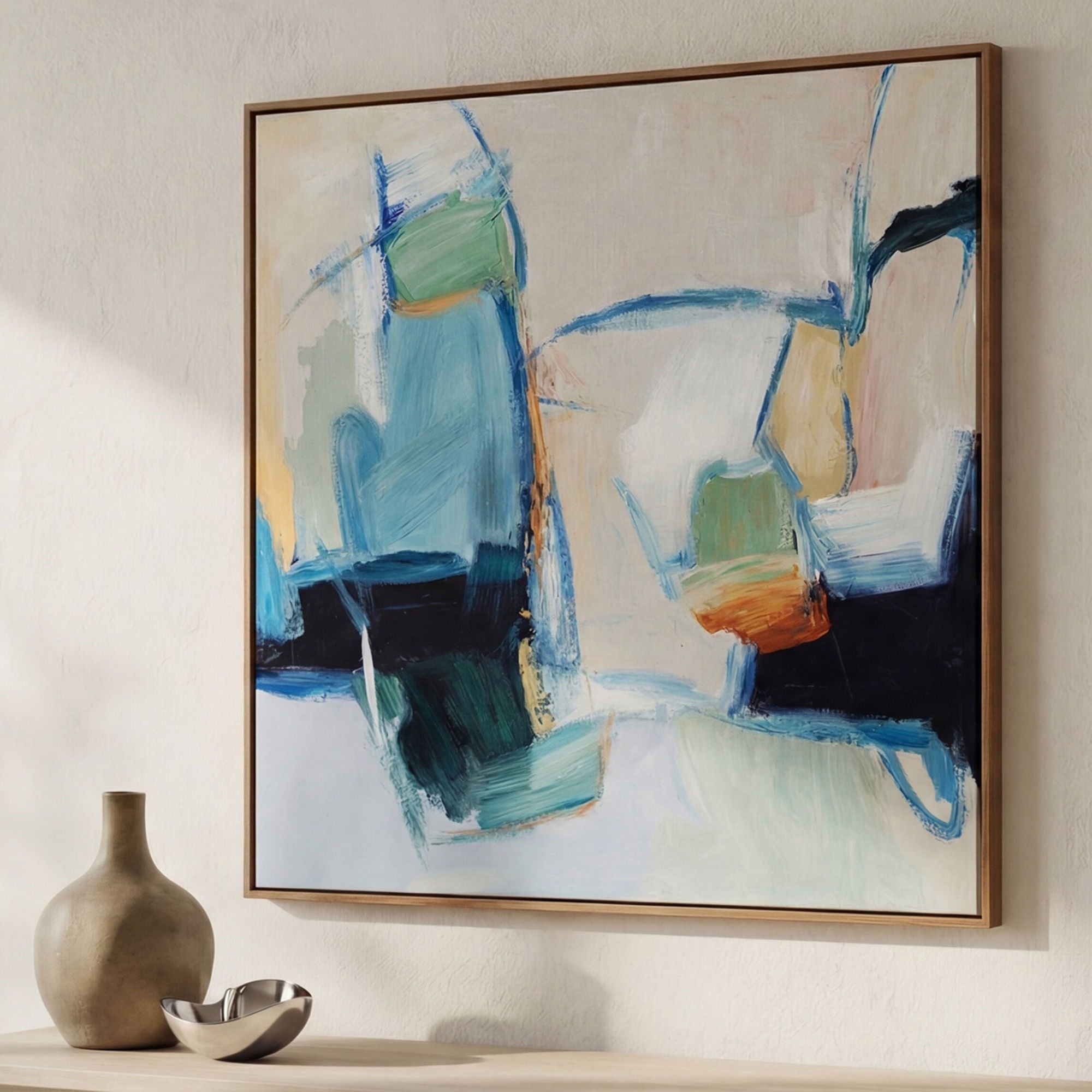 Vitality – Framed Painting – Multicolor