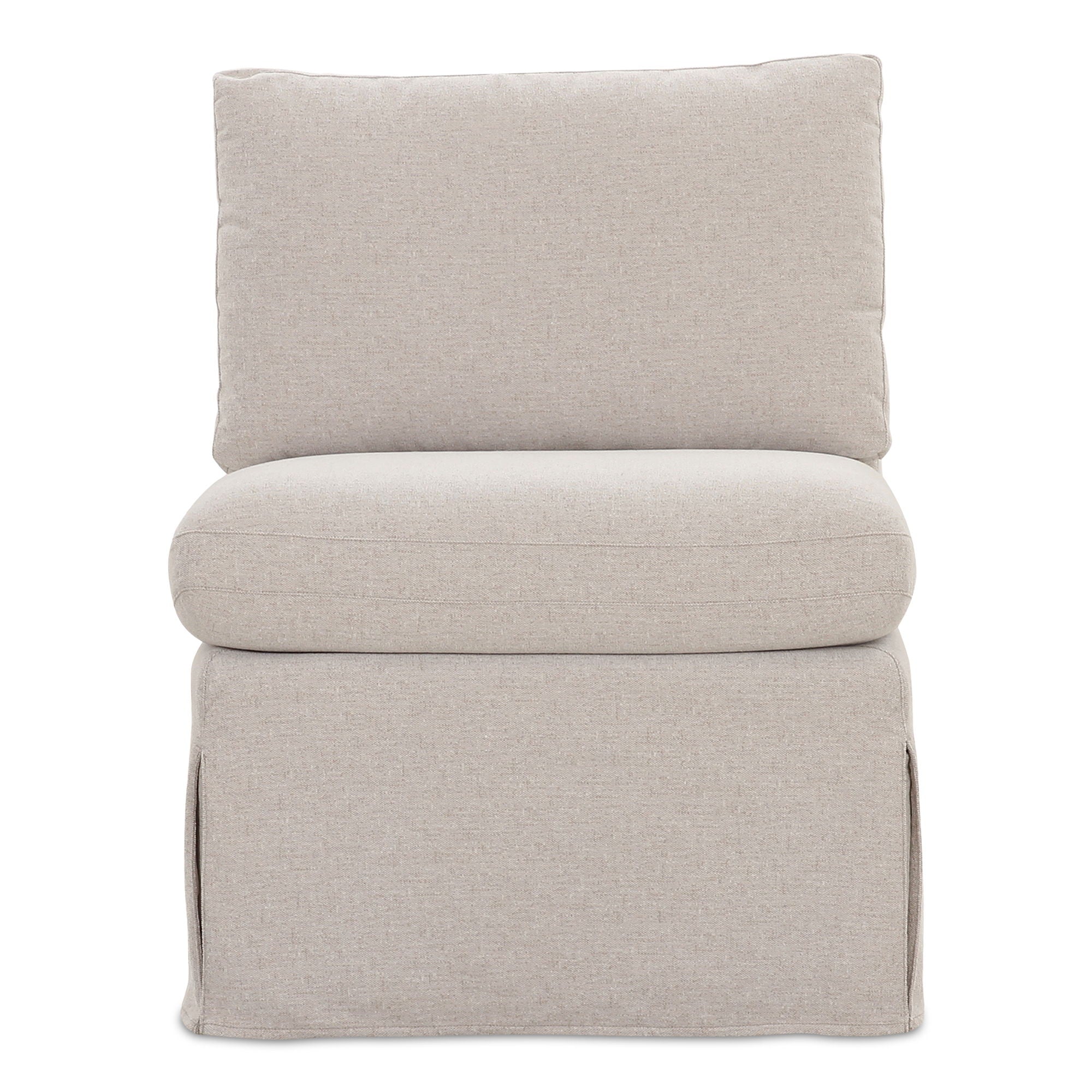 Fable – Slipcover Dining Slipper Chair – Beige