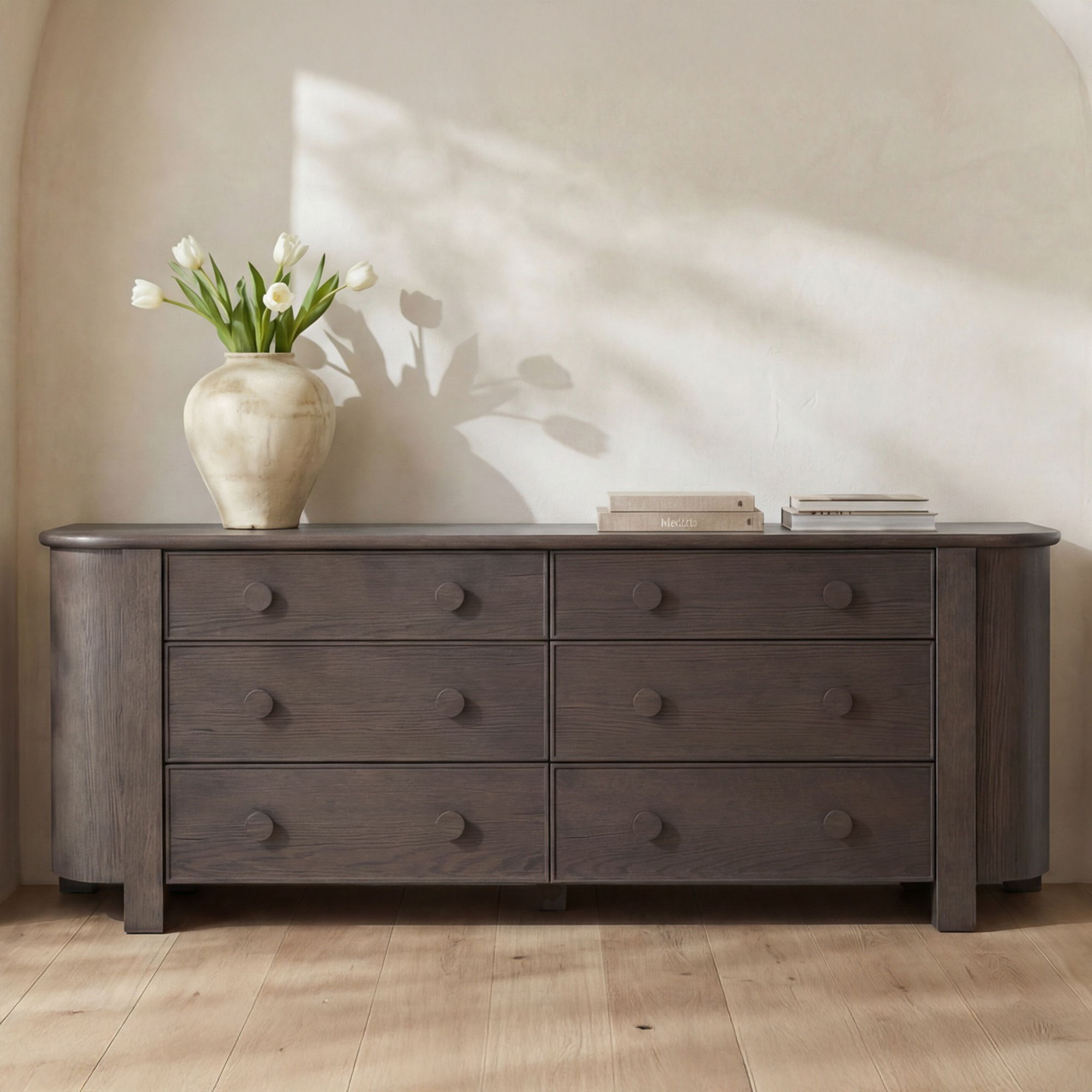 Loren – 6 Drawer Dresser – Dark Brown