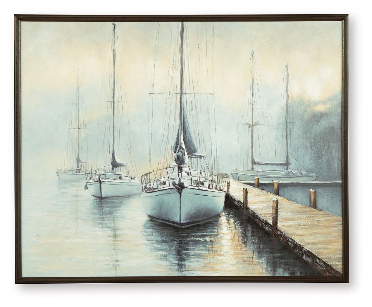 Worthney – Wall Art – Blue / White / Brown