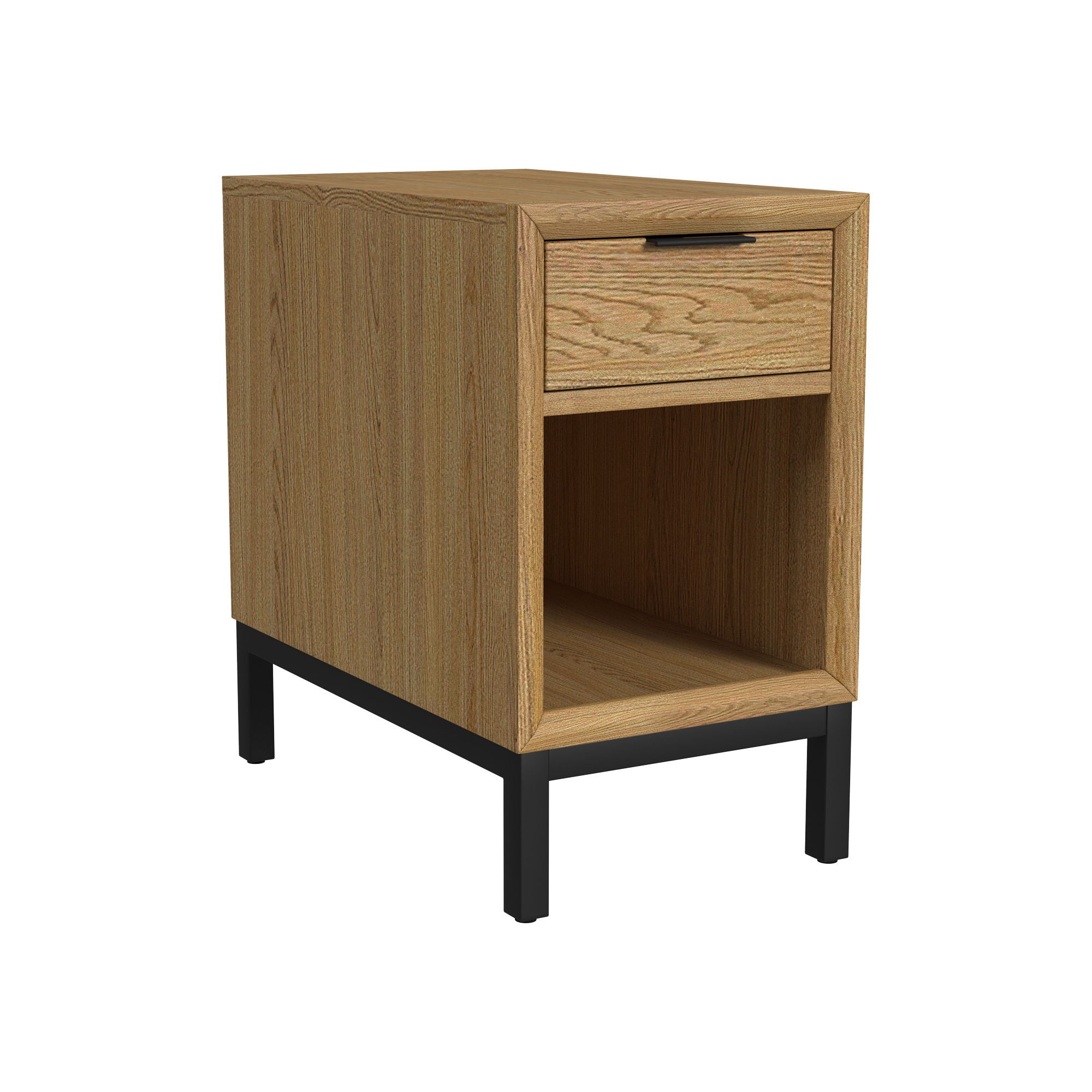 Newport – Chairside Table – Natural Oak
