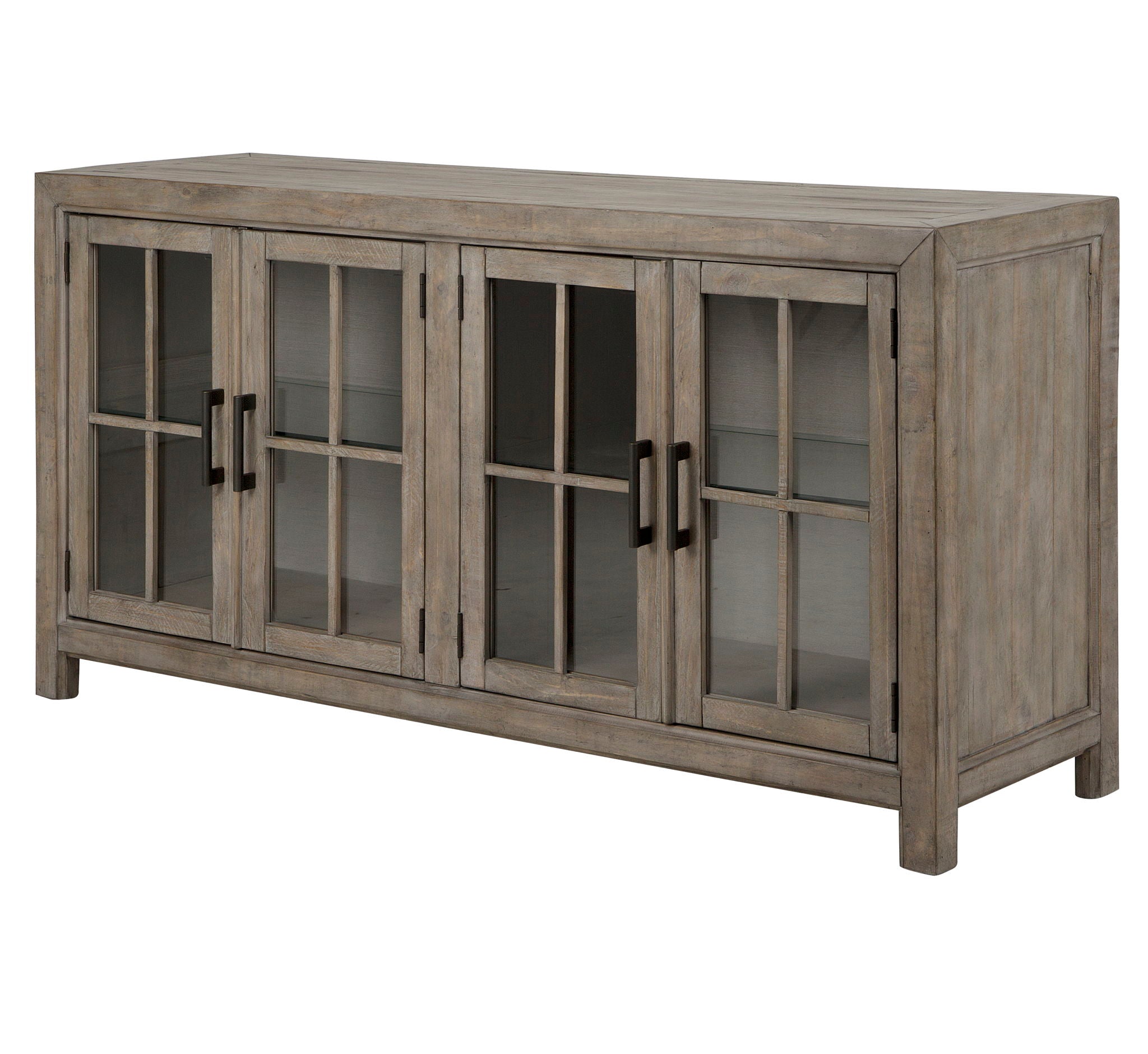 Tinley Park - Buffet Curio Cabinet - Dove Tail Gray - Image 3
