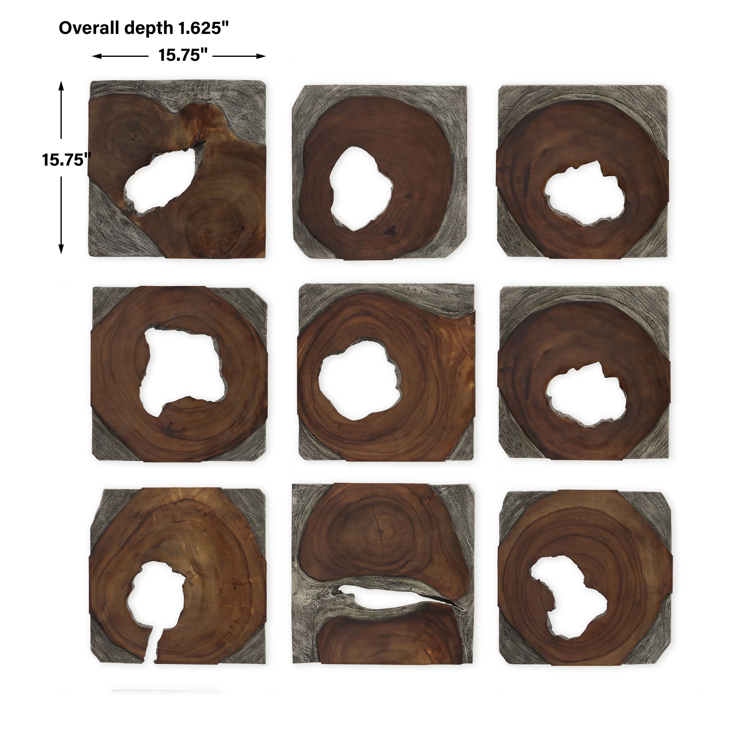 Jungle - Wood Paneled Wall Art (Set of 9) - Image 3