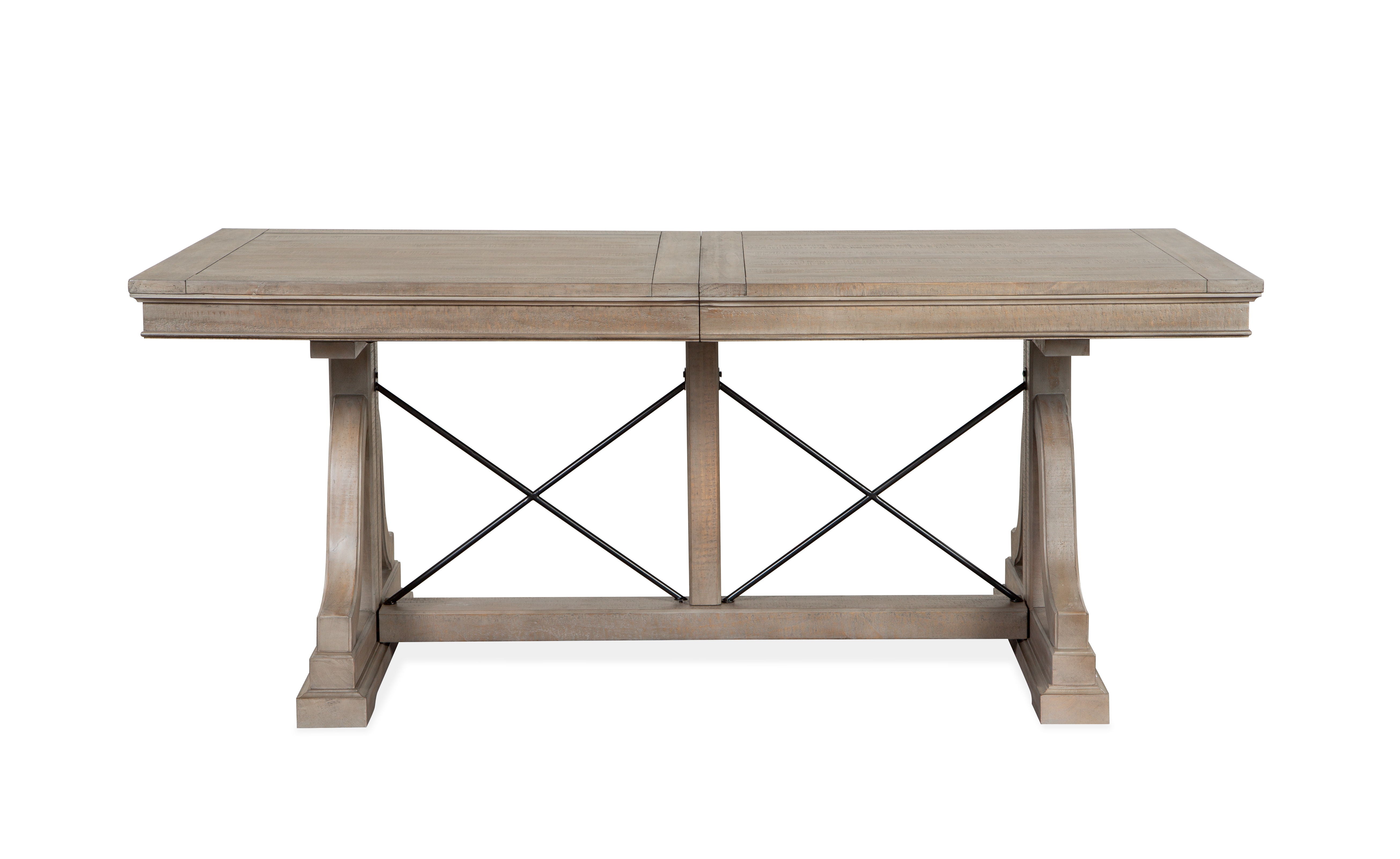 Paxton Place – Trestle Dining Table – Dovetail Gray