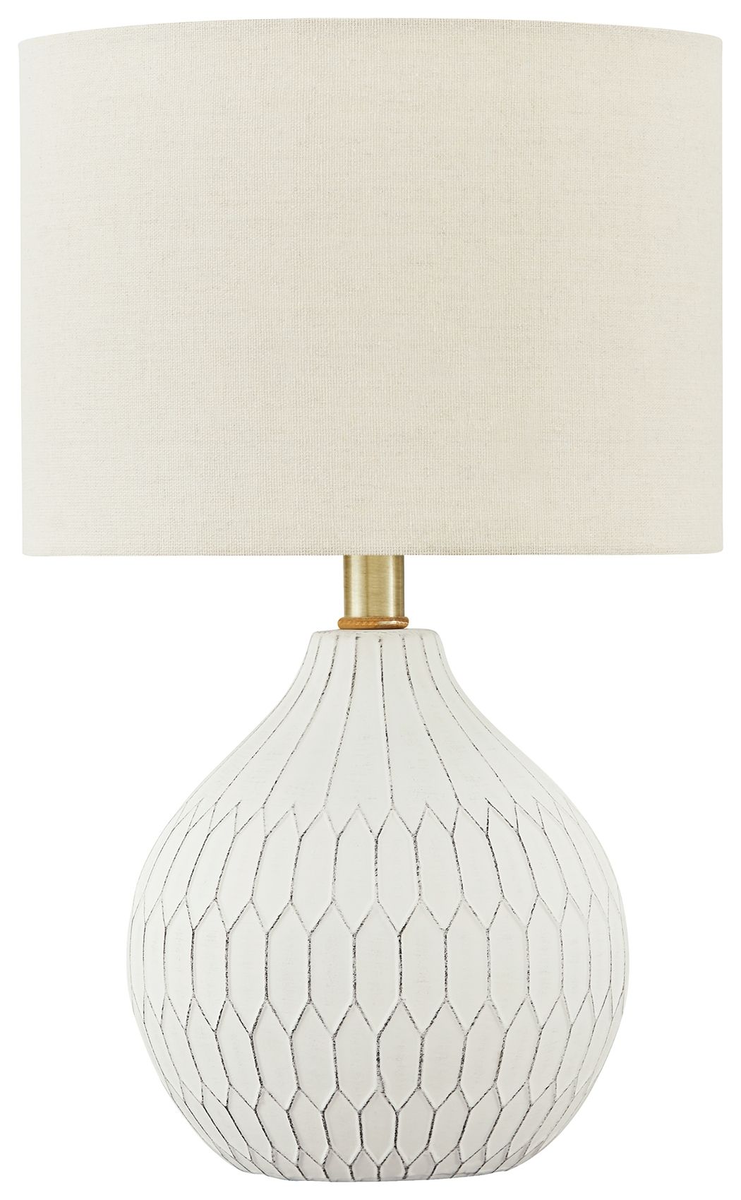 Wardmont - Ceramic Table Lamp  - White - Image 1