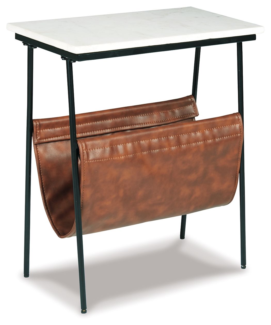 Etanbury - Accent Table - Brown / Black / White - Image 1