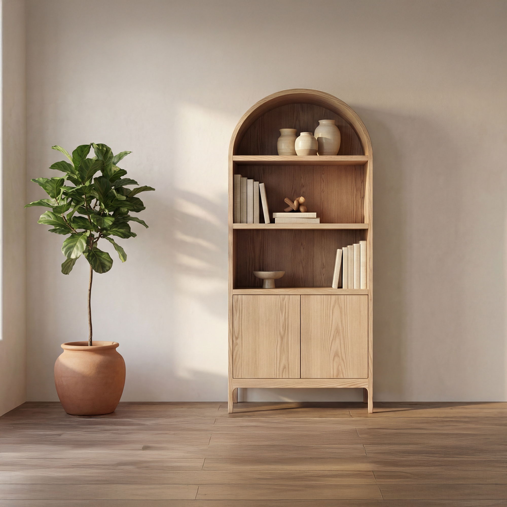 Wilde - Display Cabinet - Natural - Image 1