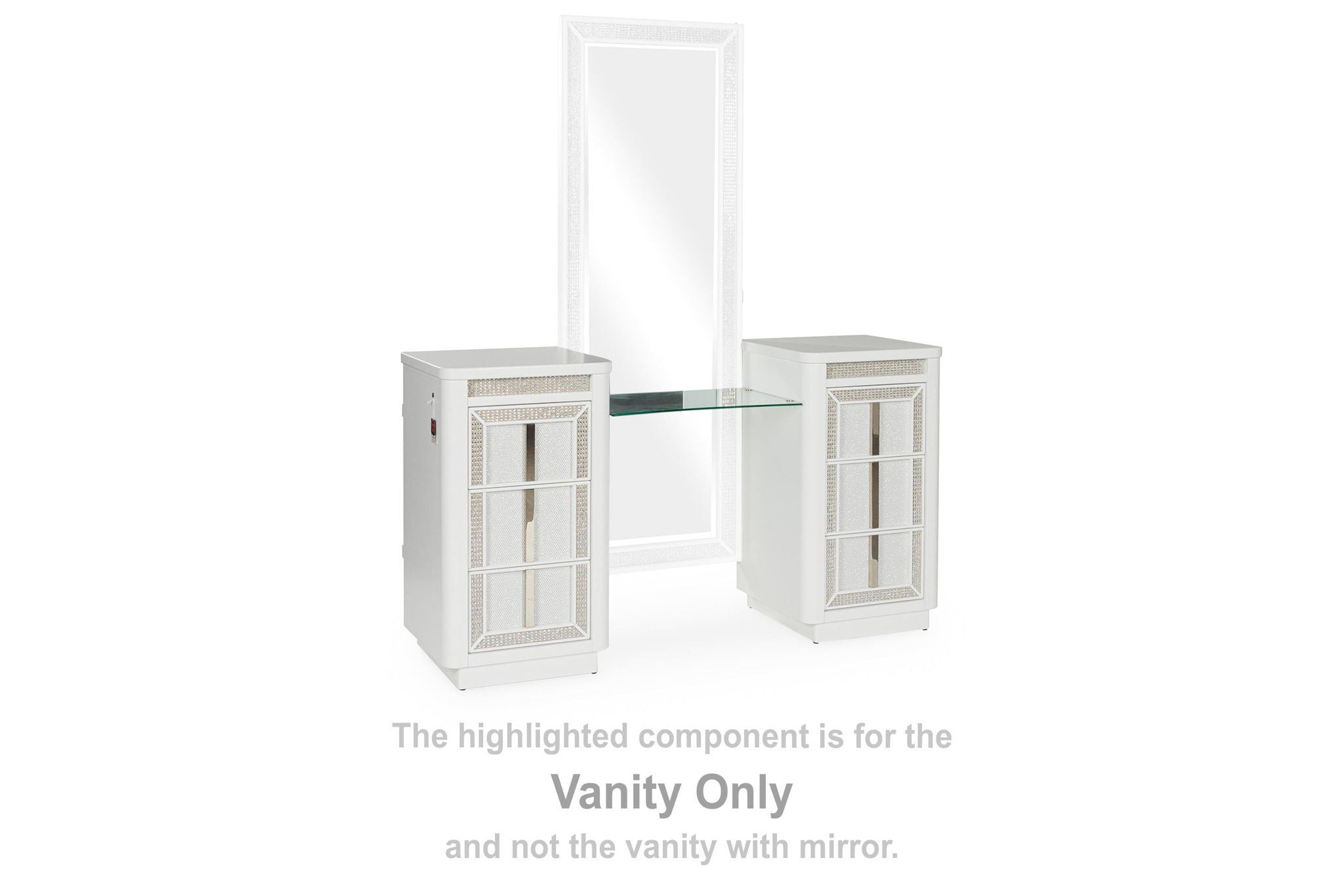 Chalanna - Vanity - White - Image 1