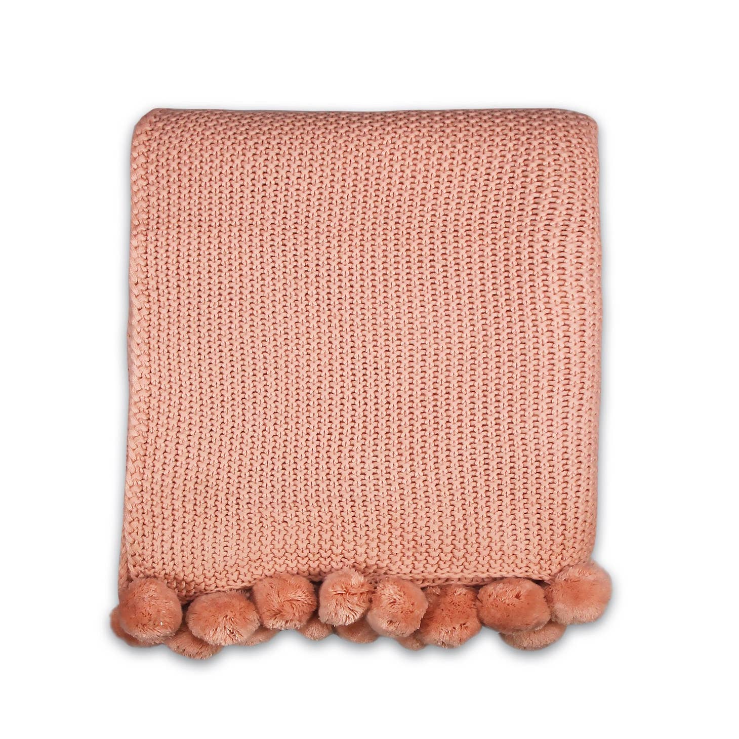 Throw (125x150cm) – Pom Pom (Pink)