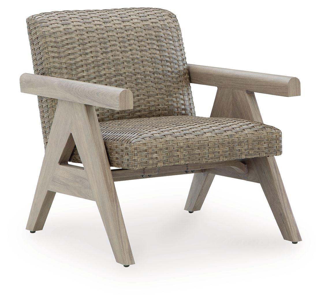 Cliff Trails - Rocking Lounge Chair - Beige - Image 1