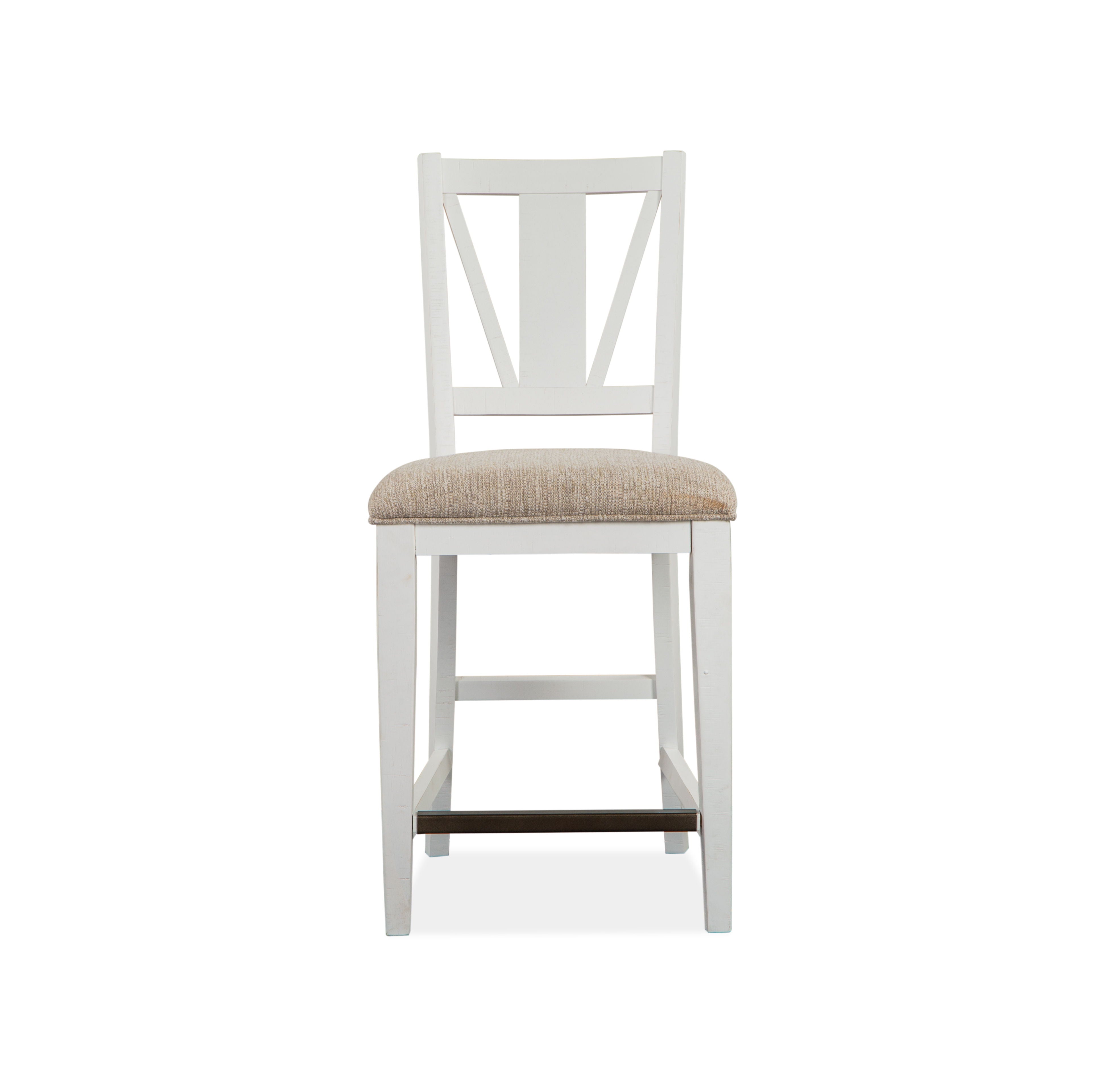 Heron Cove - Counter Chair With Upholstered Seat (Set of 2) - Chalk White - Image 1