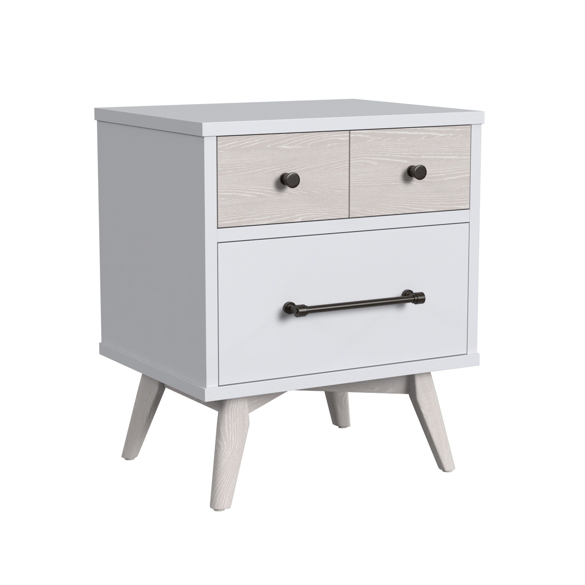 Rowan – Nightstand – Ash Linen